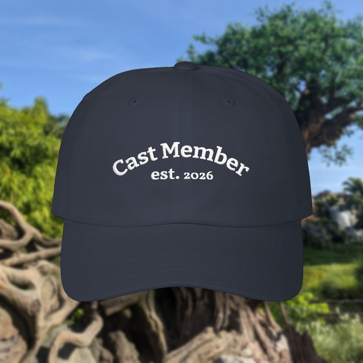 Embroidered Cast Member Hat with Customizable Year