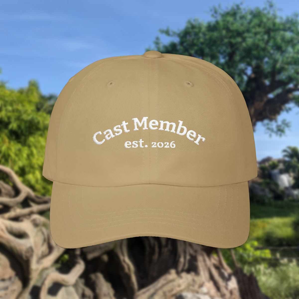 Embroidered Cast Member Hat with Customizable Year