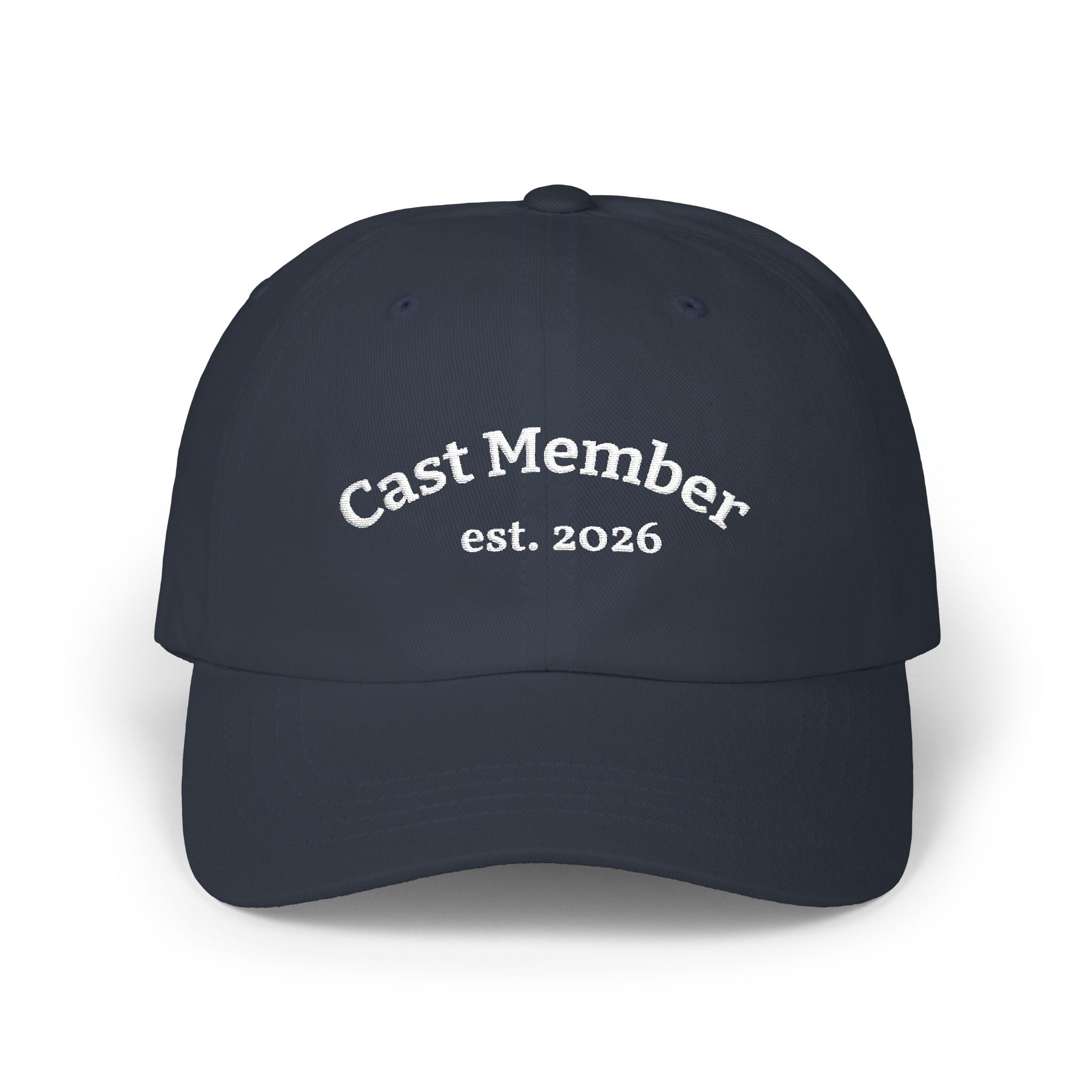 Embroidered Cast Member Hat with Customizable Year