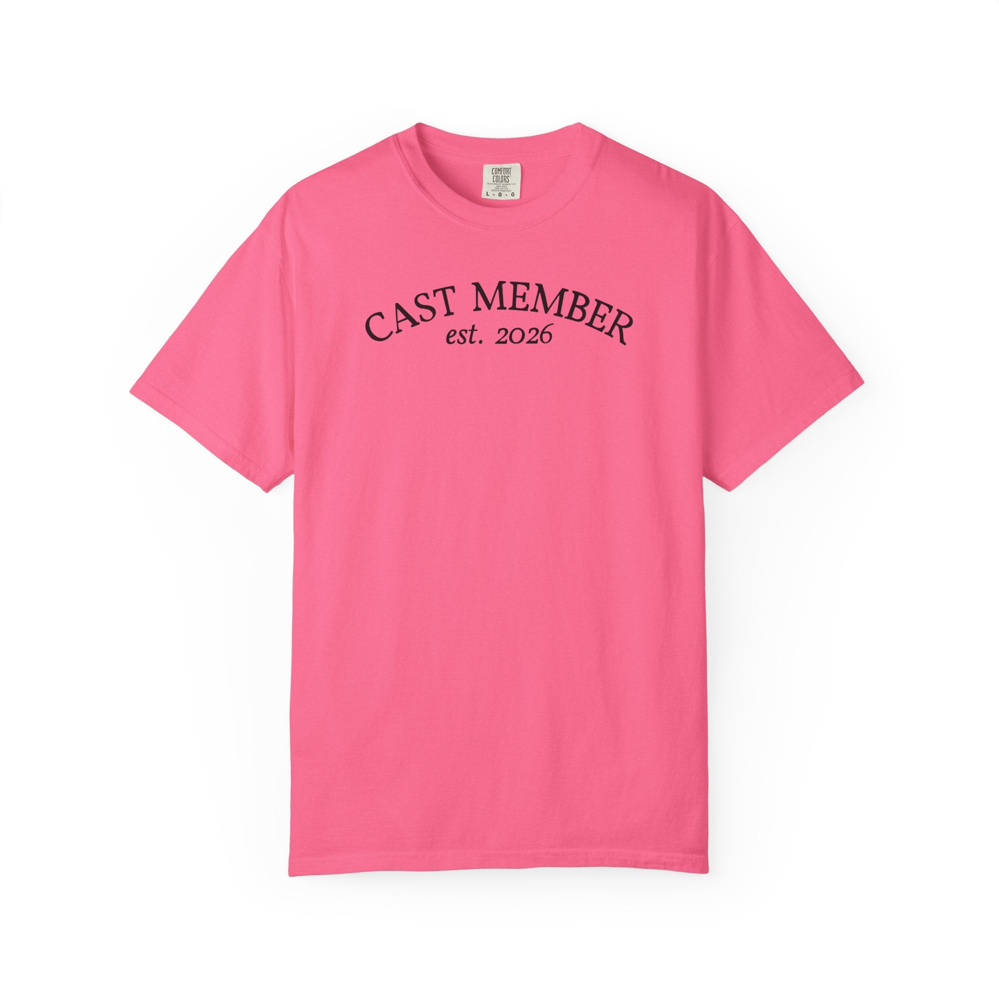 Cast Member T-Shirt with Customizable Start Year