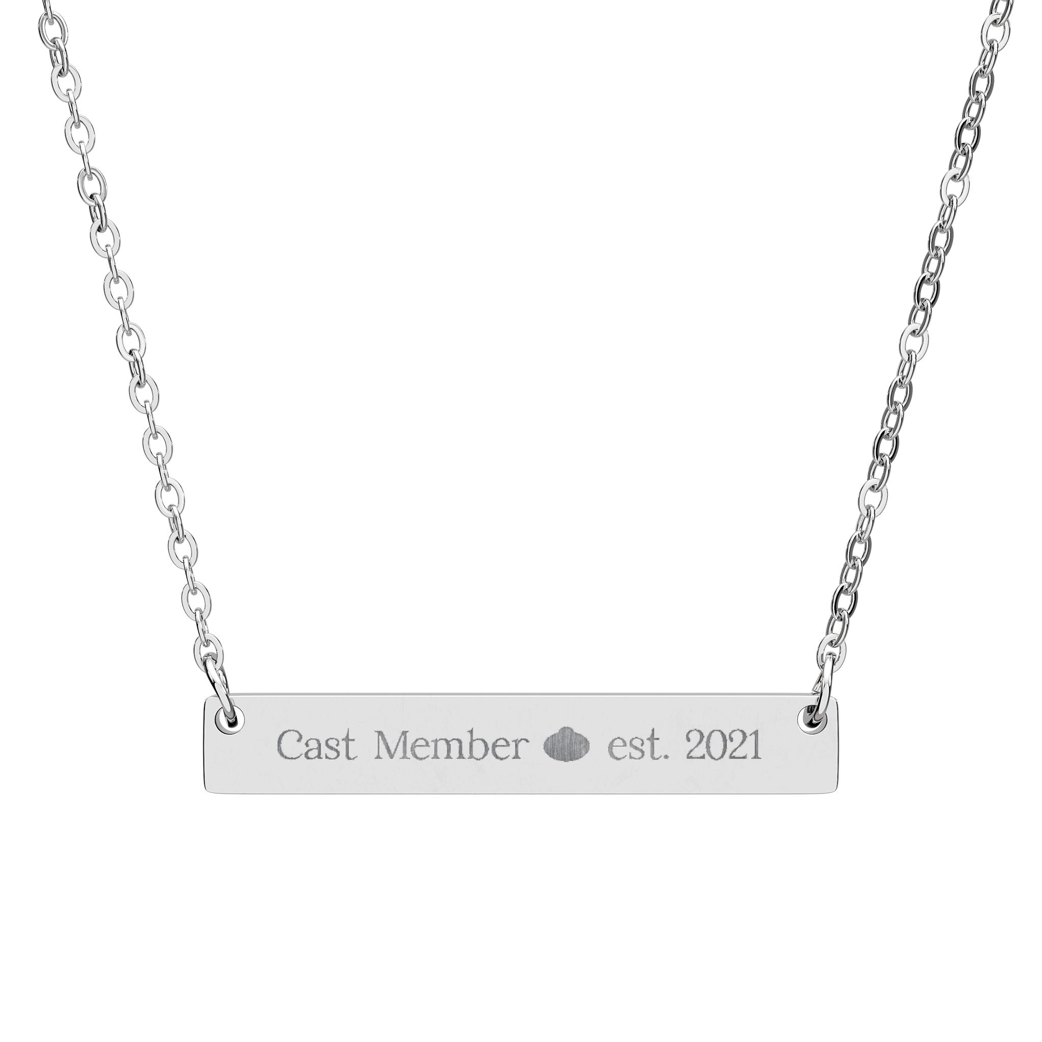 Cast Member Necklace with Customizable Year