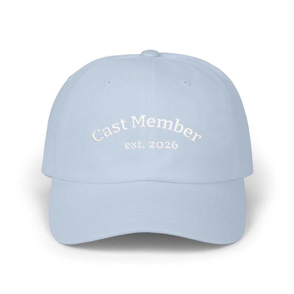 Embroidered Cast Member Hat with Customizable Year