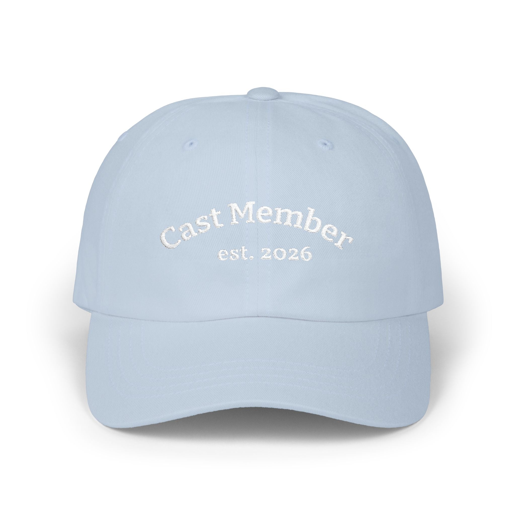 Embroidered Cast Member Hat with Customizable Year