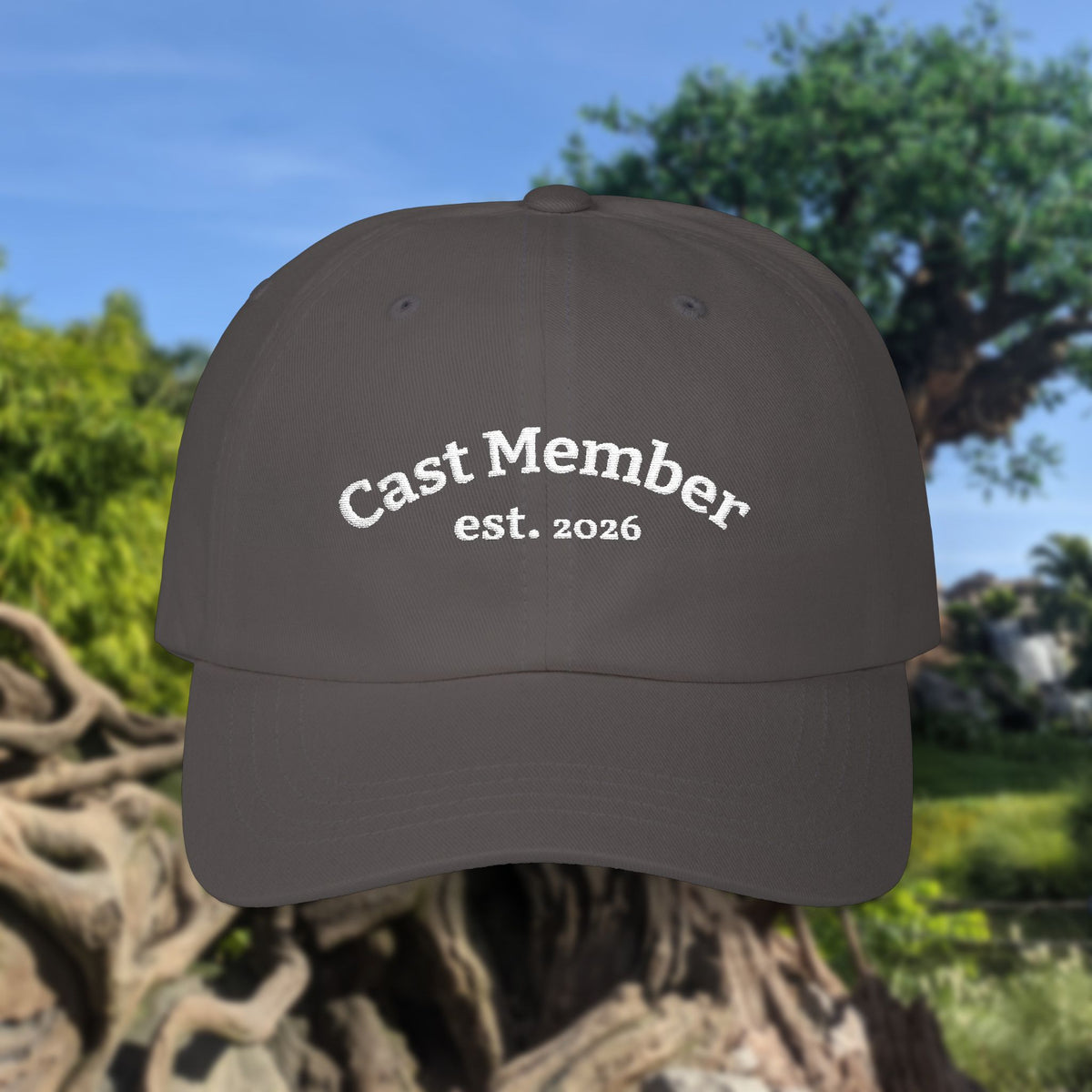 Embroidered Cast Member Hat with Customizable Year