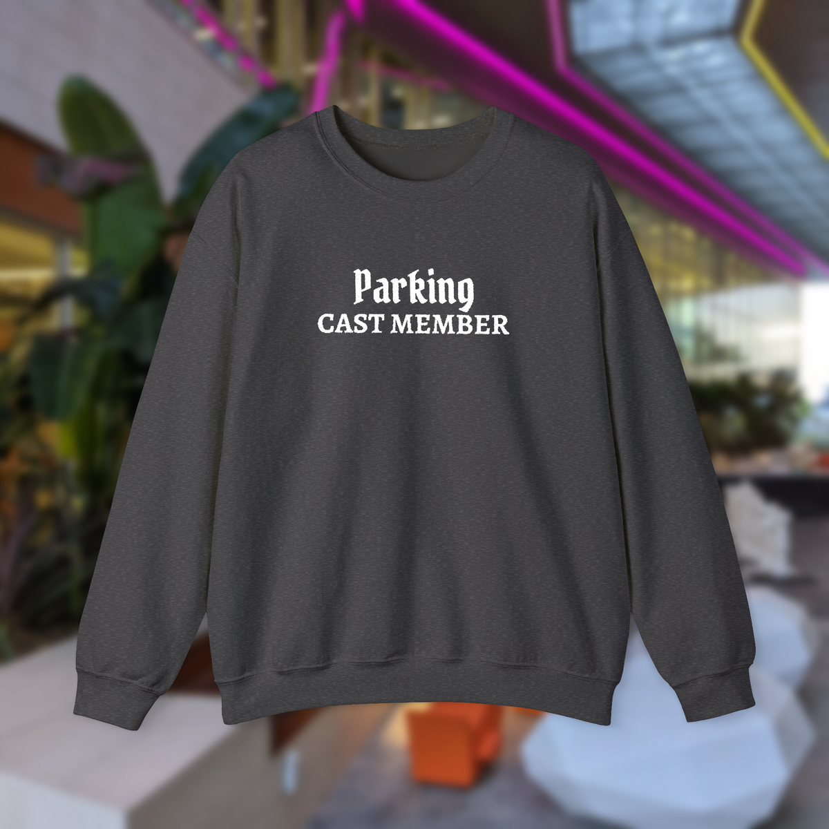 Cast Member Crewneck Sweatshirt with Customizable Role