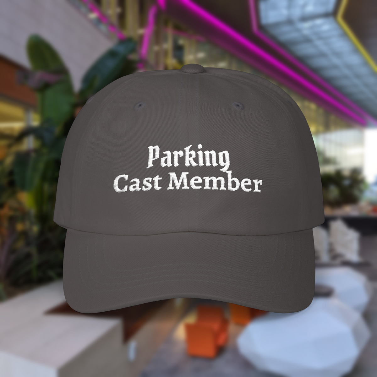 Embroidered Cast Member Hat with Customizable Role