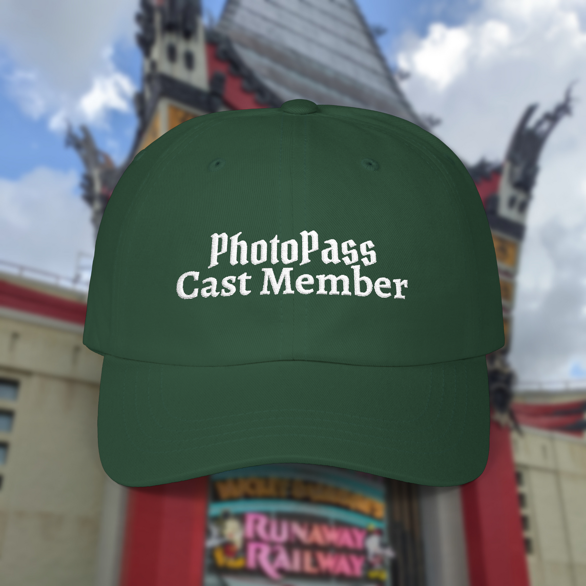 Embroidered Cast Member Hat with Customizable Role
