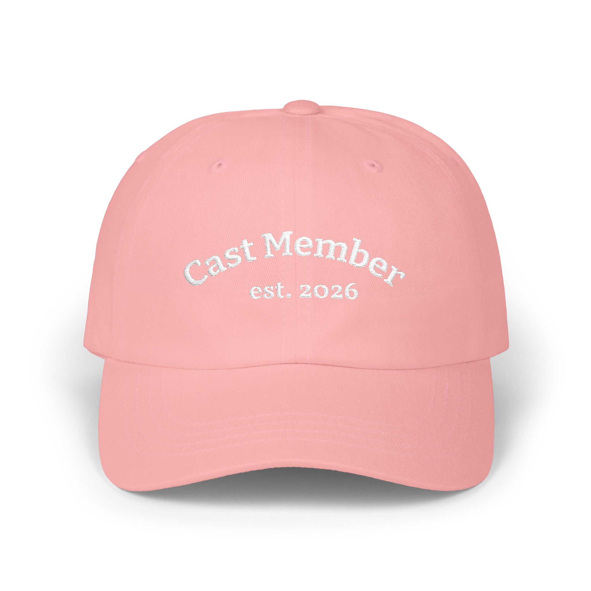 Embroidered Cast Member Hat with Customizable Year