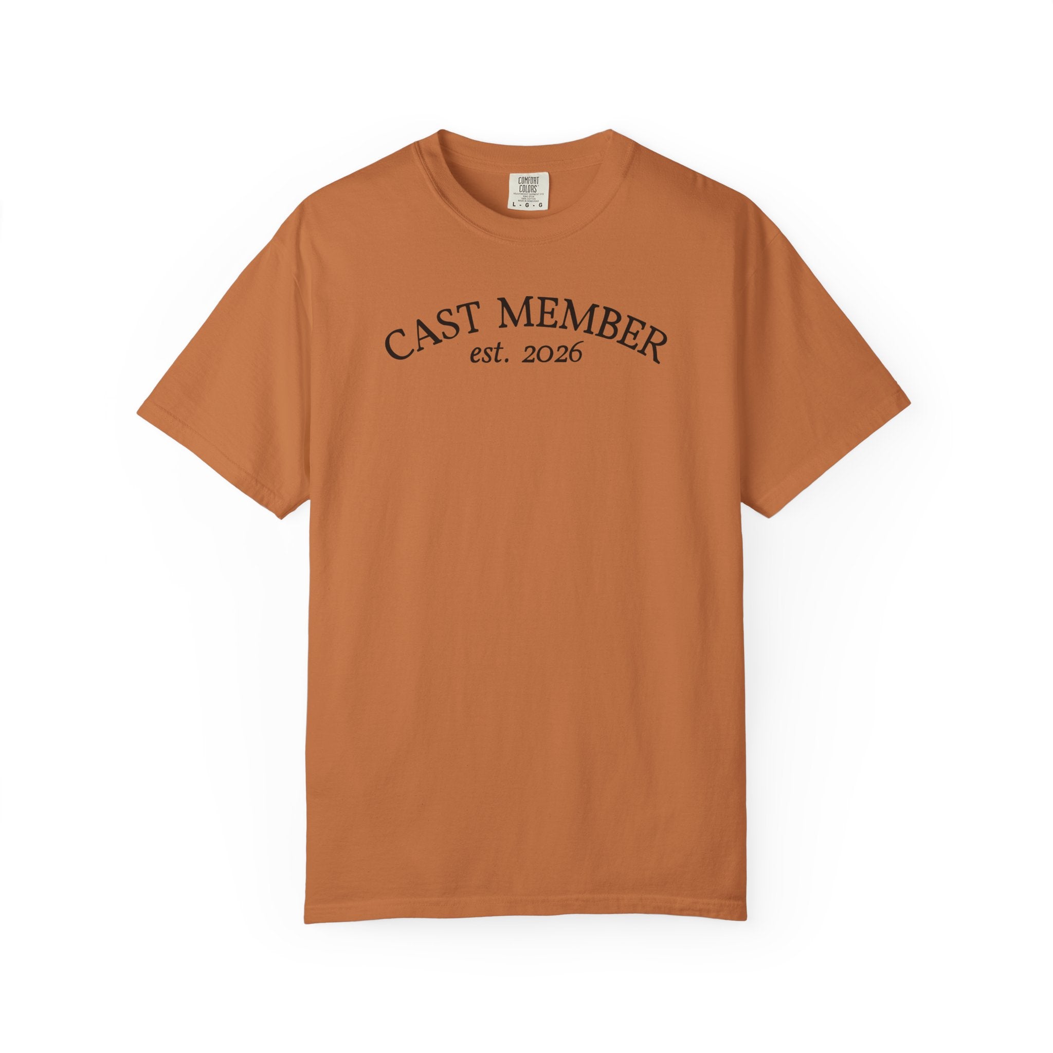 Cast Member T-Shirt with Customizable Start Year