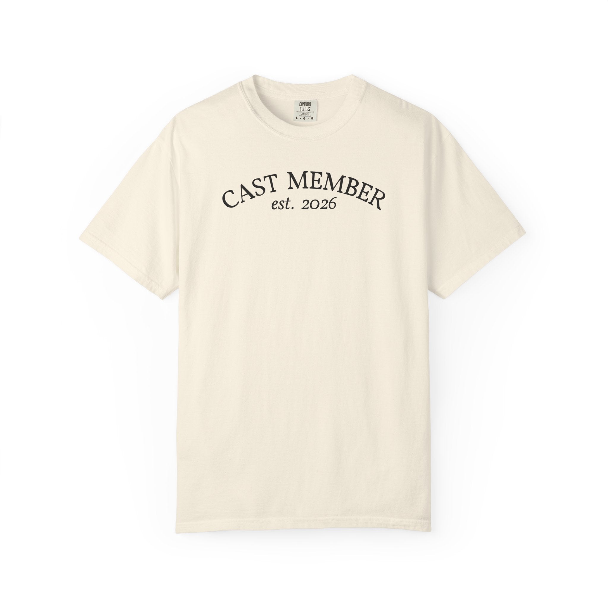 Cast Member T-Shirt with Customizable Start Year