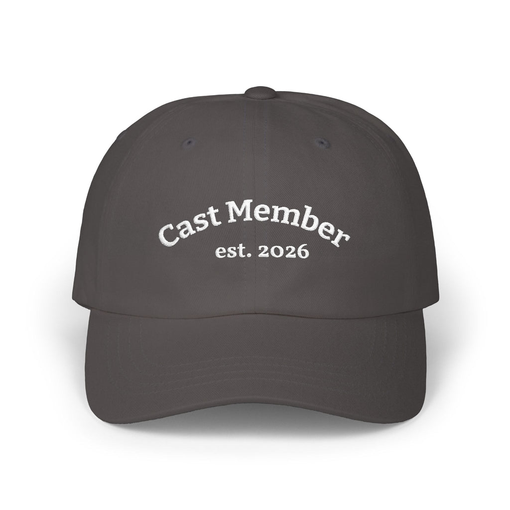Embroidered Cast Member Hat with Customizable Year