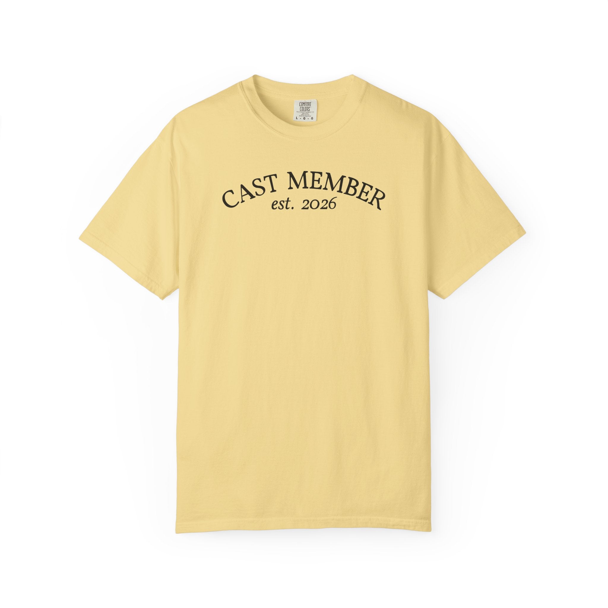 Cast Member T-Shirt with Customizable Start Year