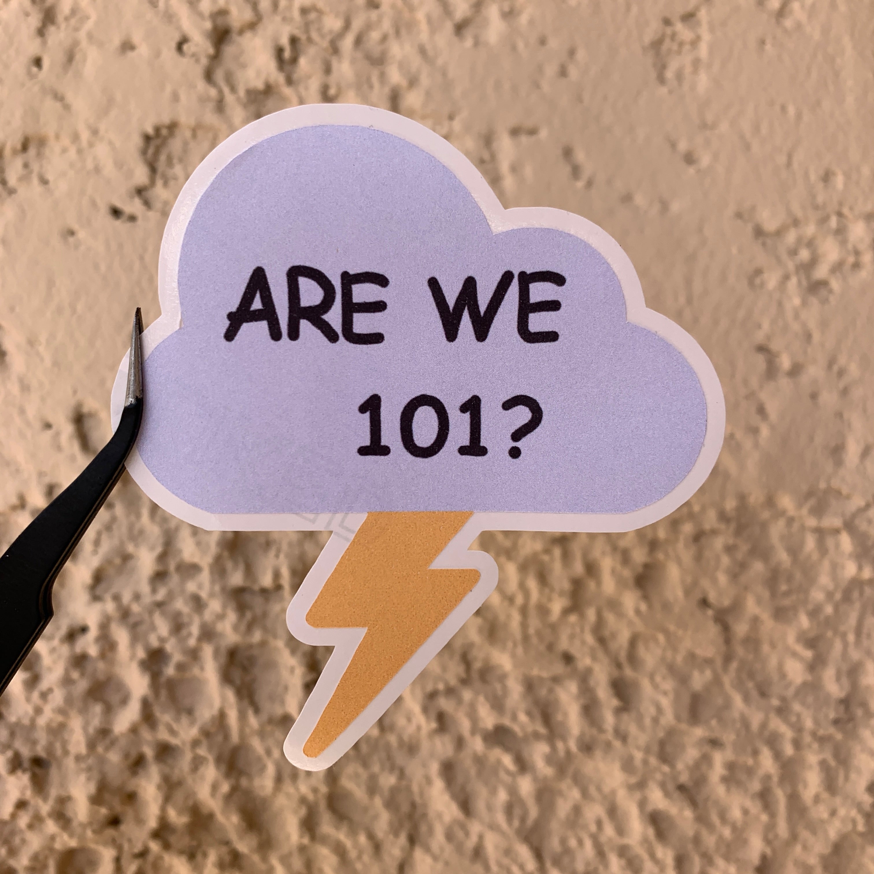 Are We 101? Sticker