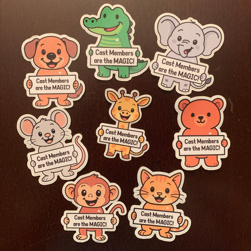 Cast Members are the Magic Animal Pixie Dust Stickers