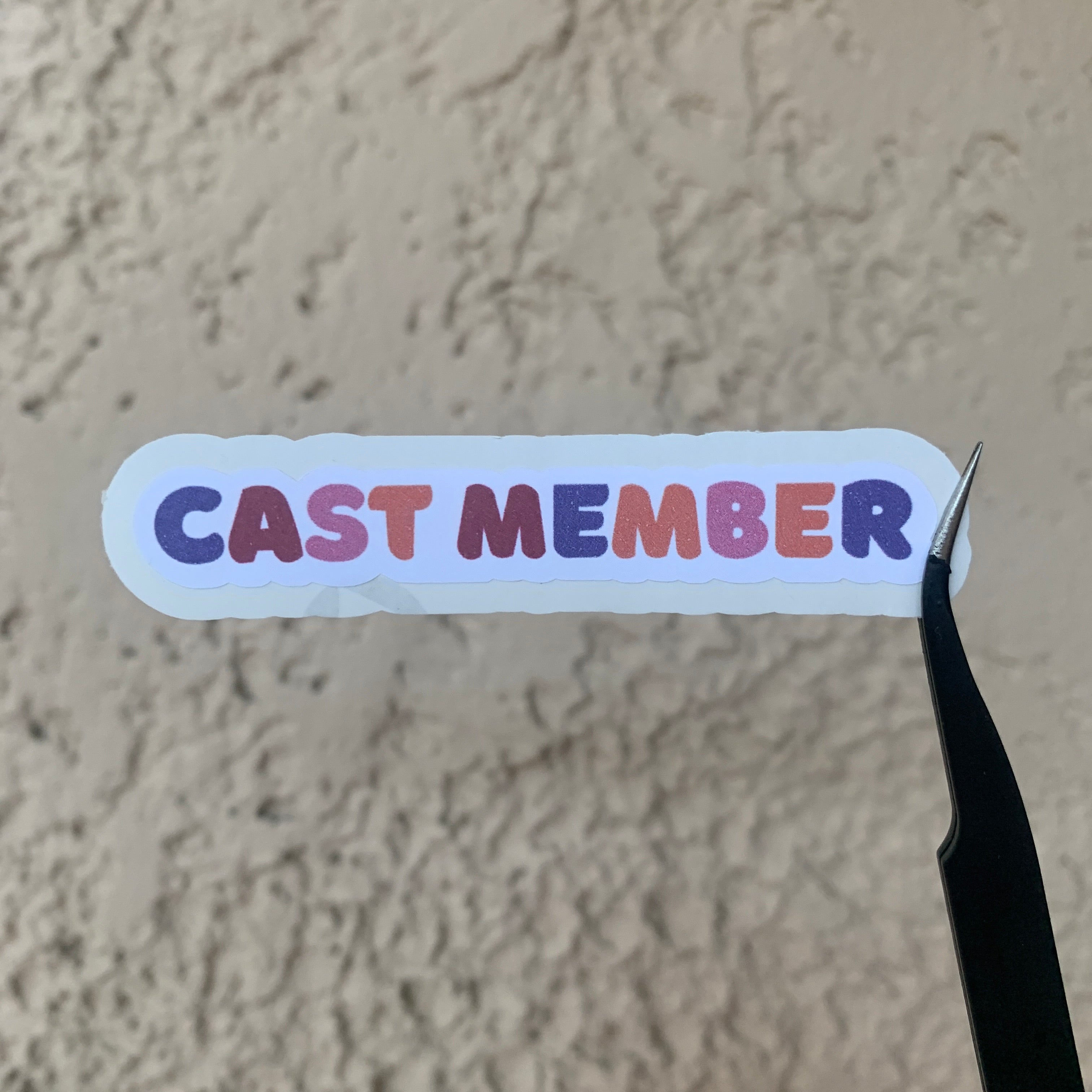 Colorful Cast Member Pixie Dust Stickers