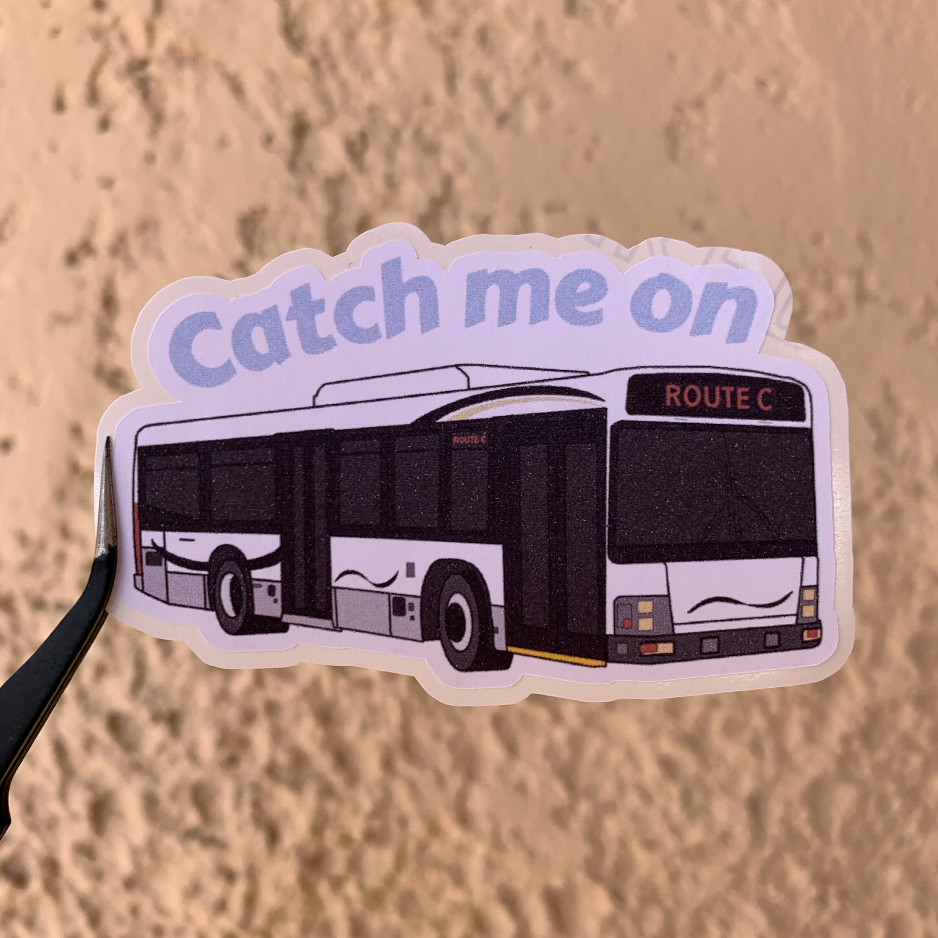 DCP Bus Route Stickers