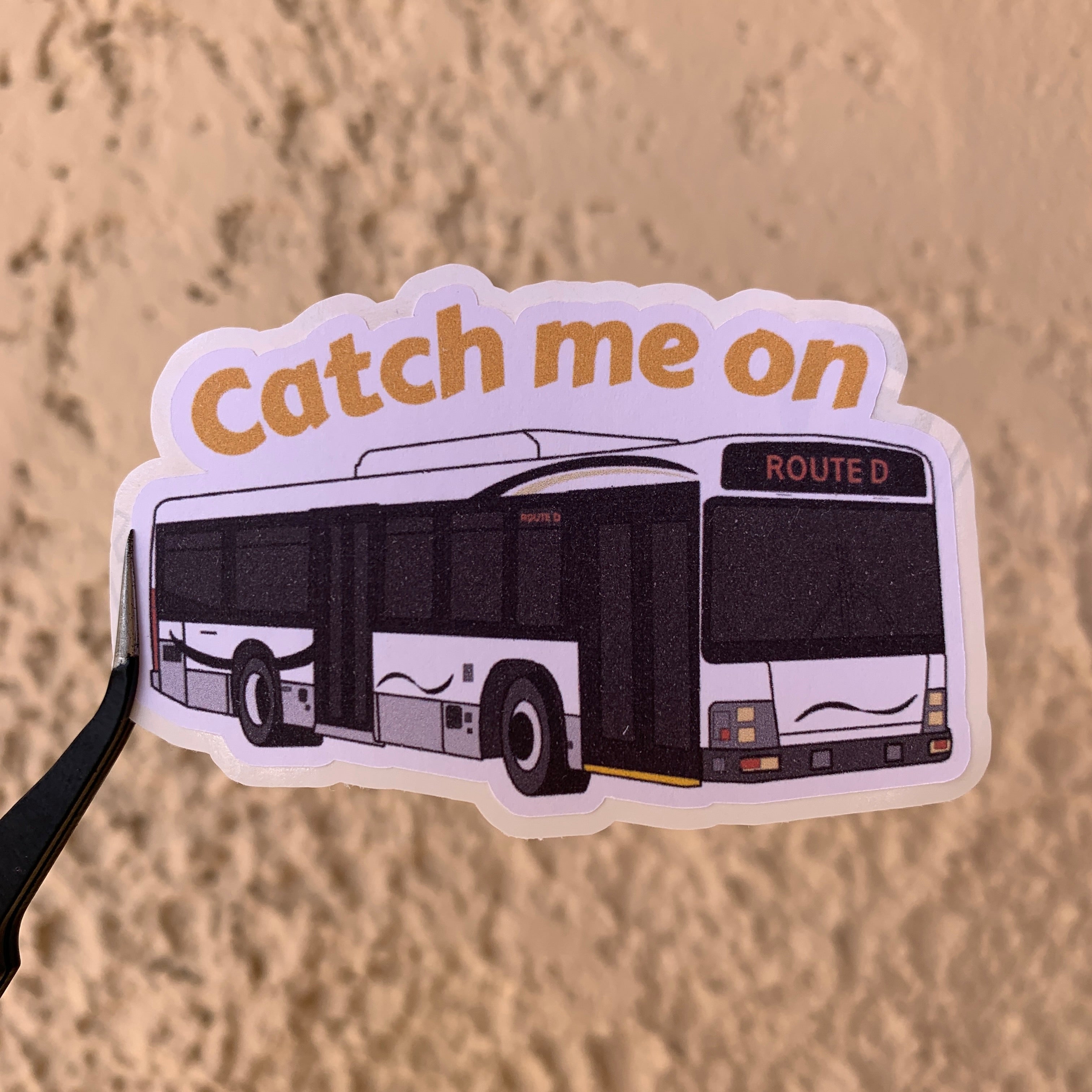 DCP Bus Route Stickers