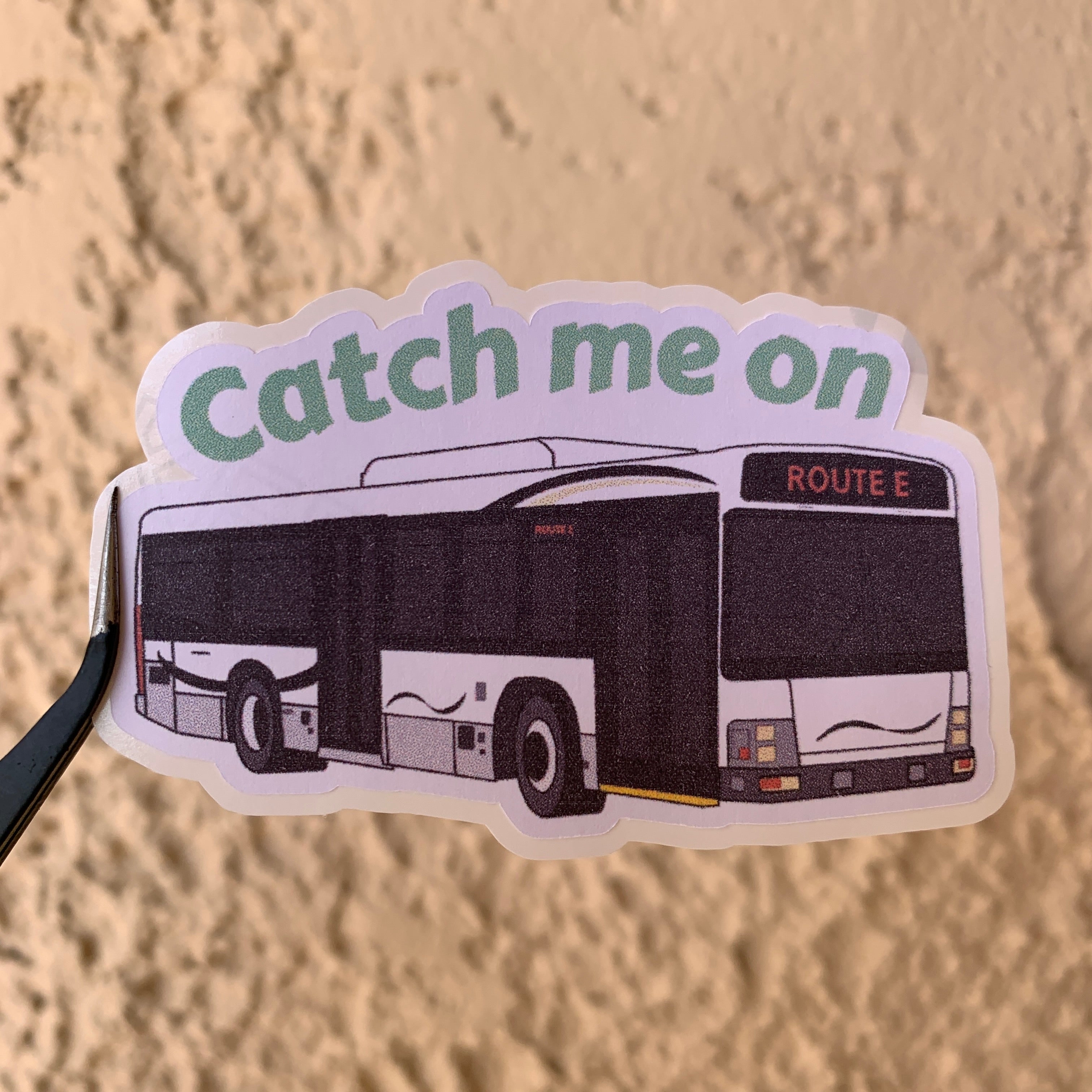 DCP Bus Route Stickers