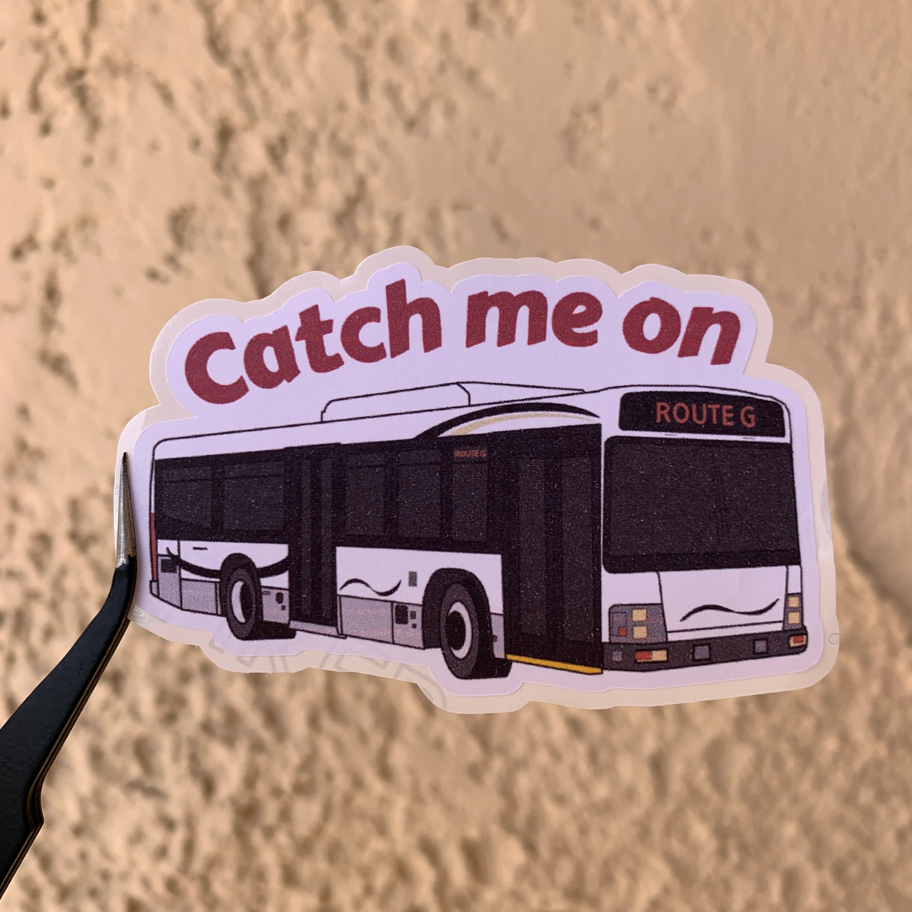 DCP Bus Route Stickers