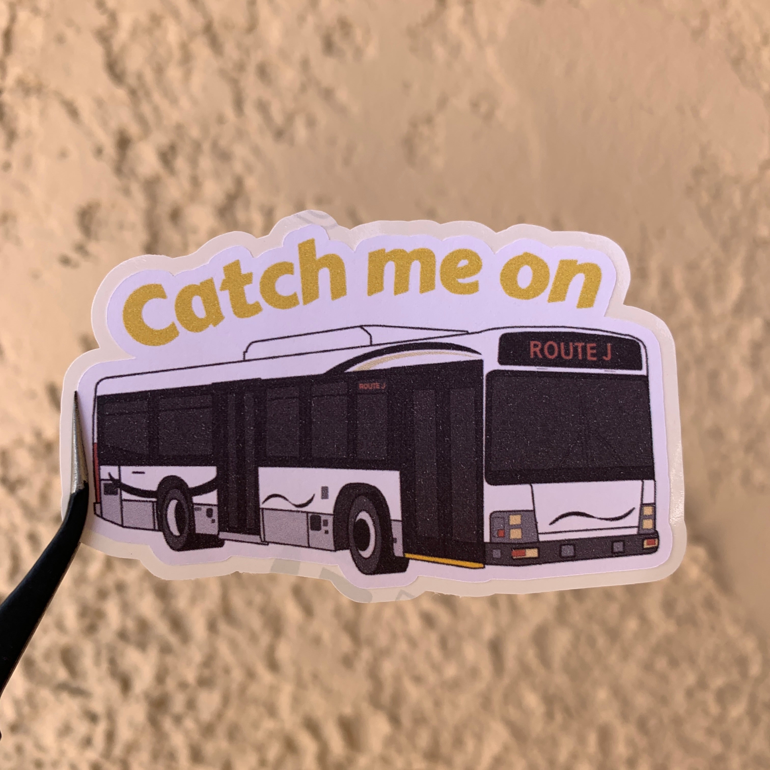 DCP Bus Route Stickers