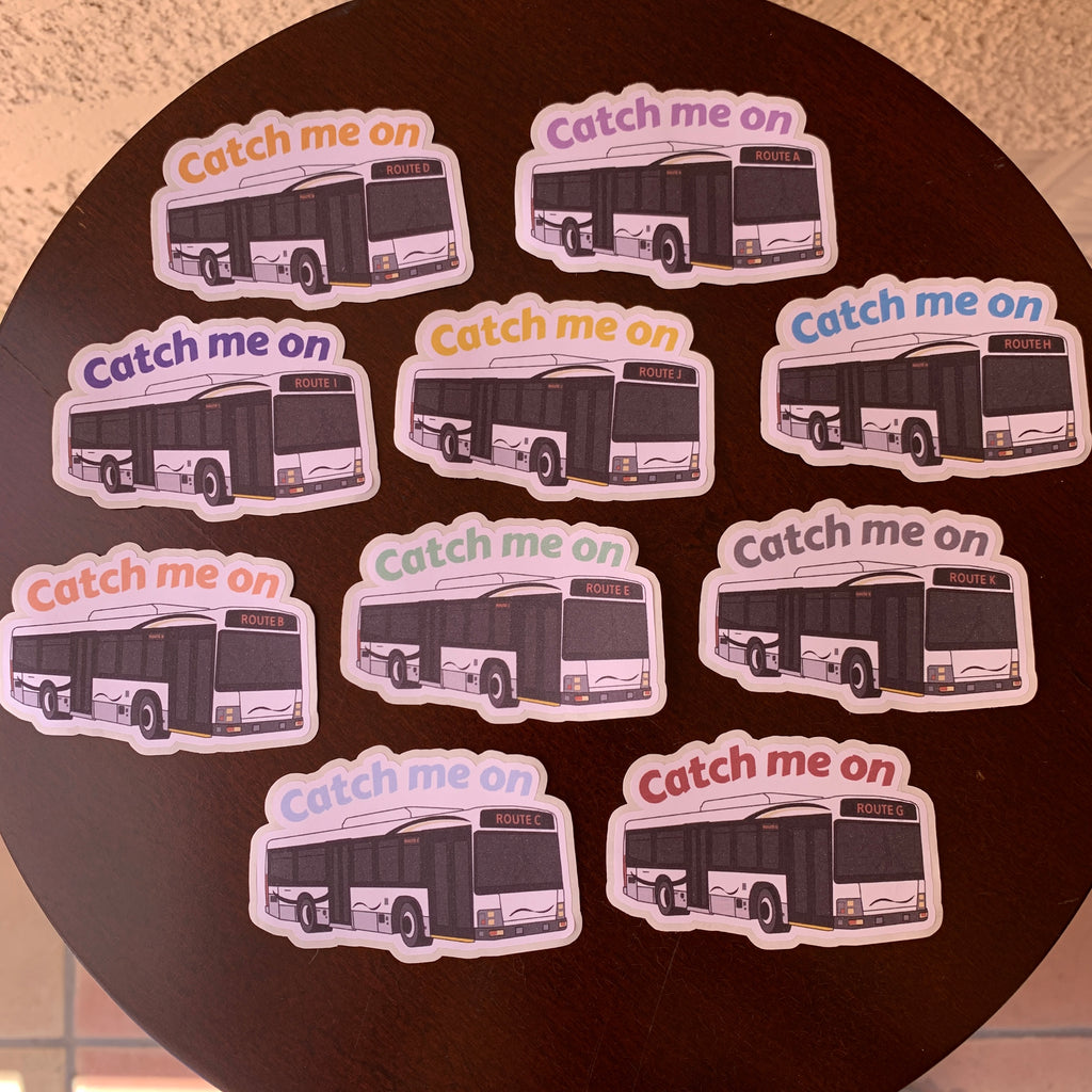 DCP Bus Route Stickers