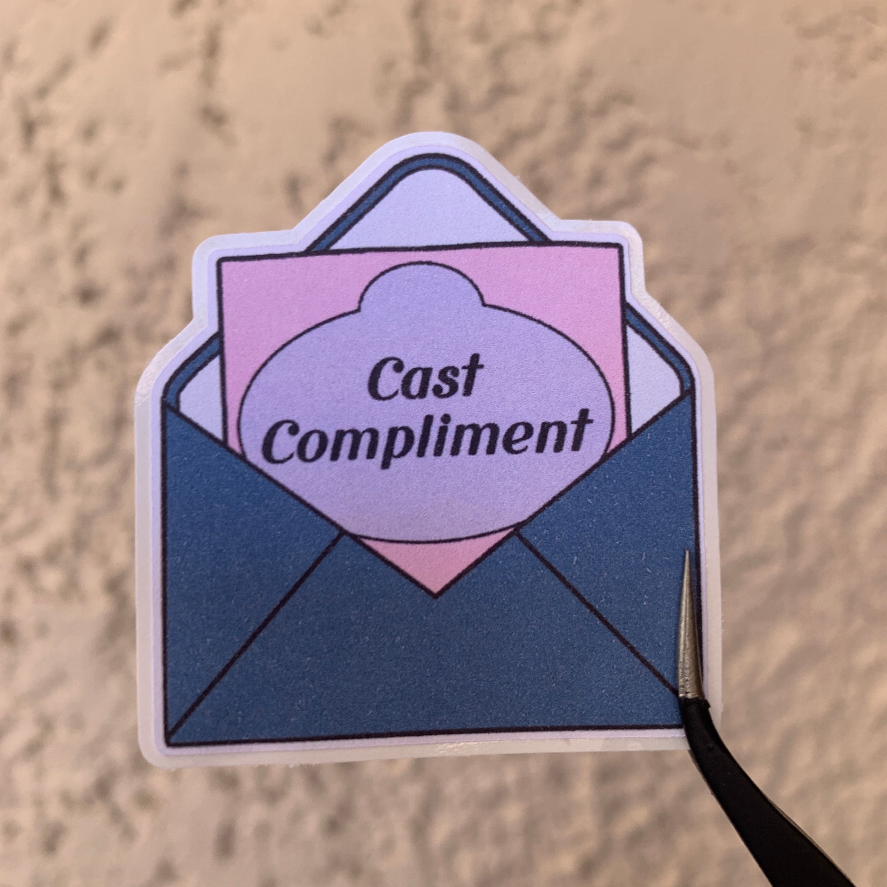 Cast Compliment Pixie Dust Sticker