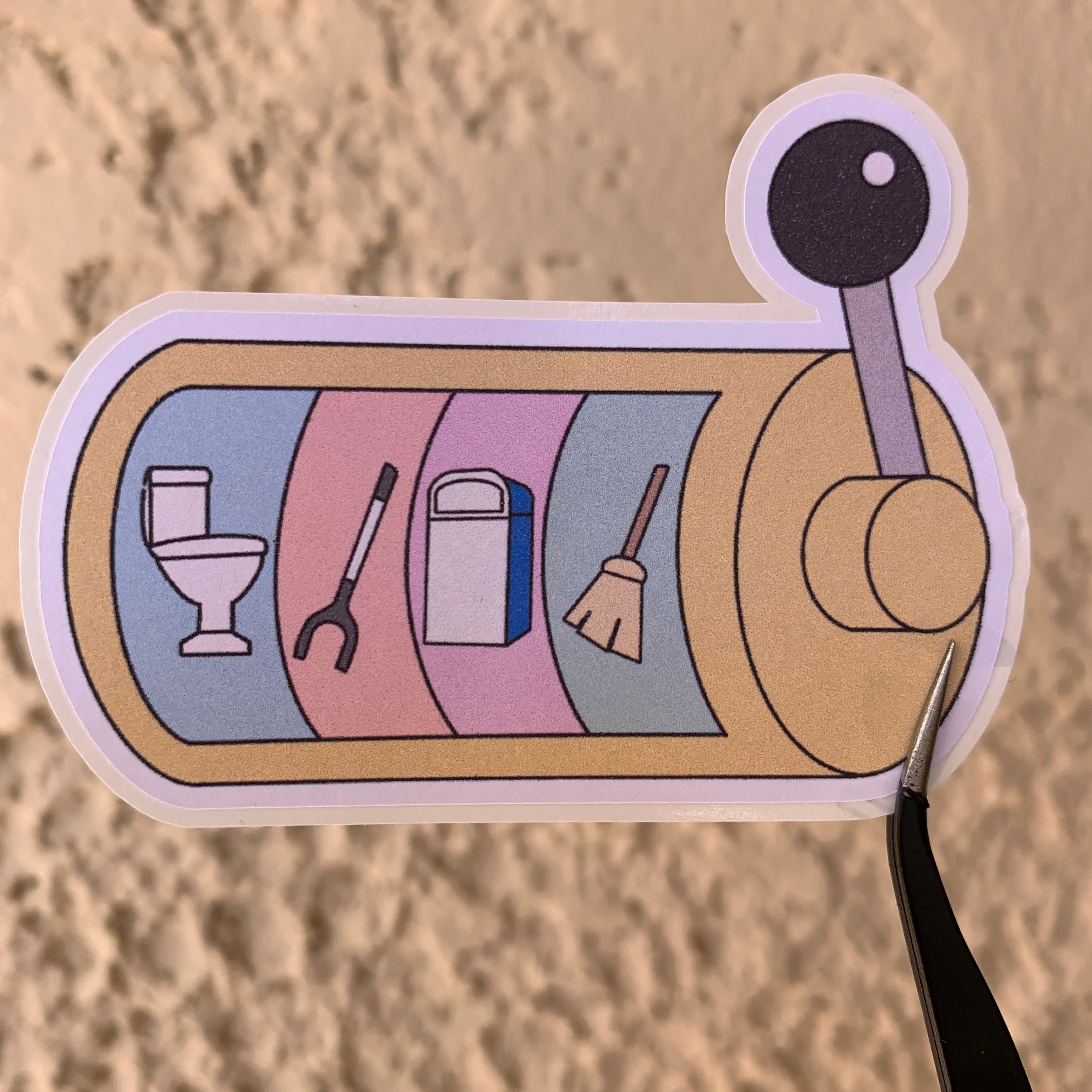 Custodial Slots Sticker