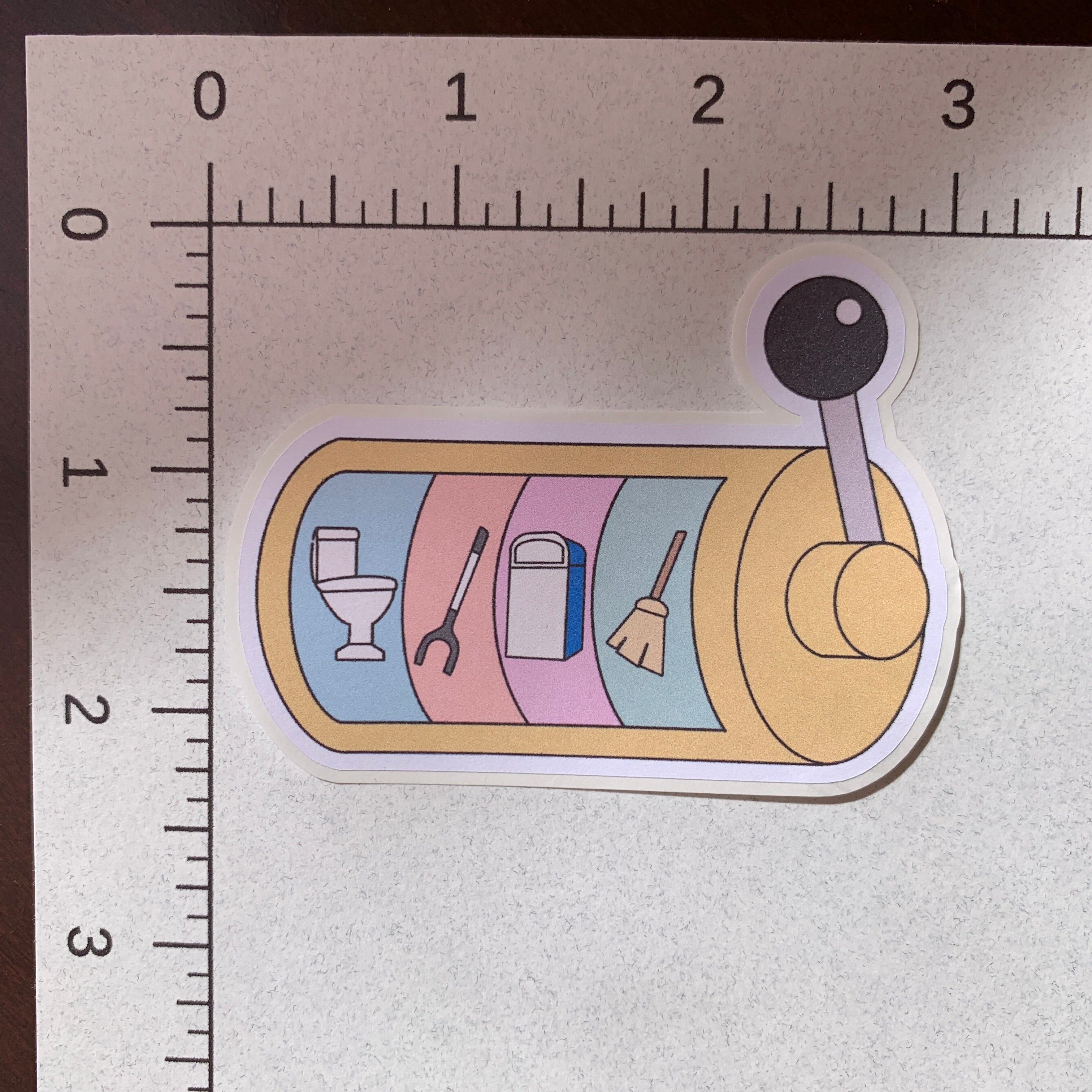 Custodial Slots Sticker