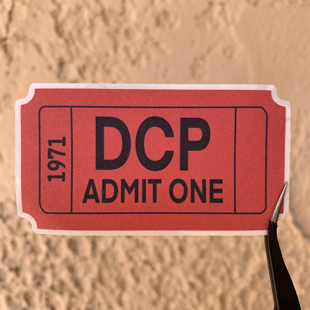 DCP Ticket Sticker