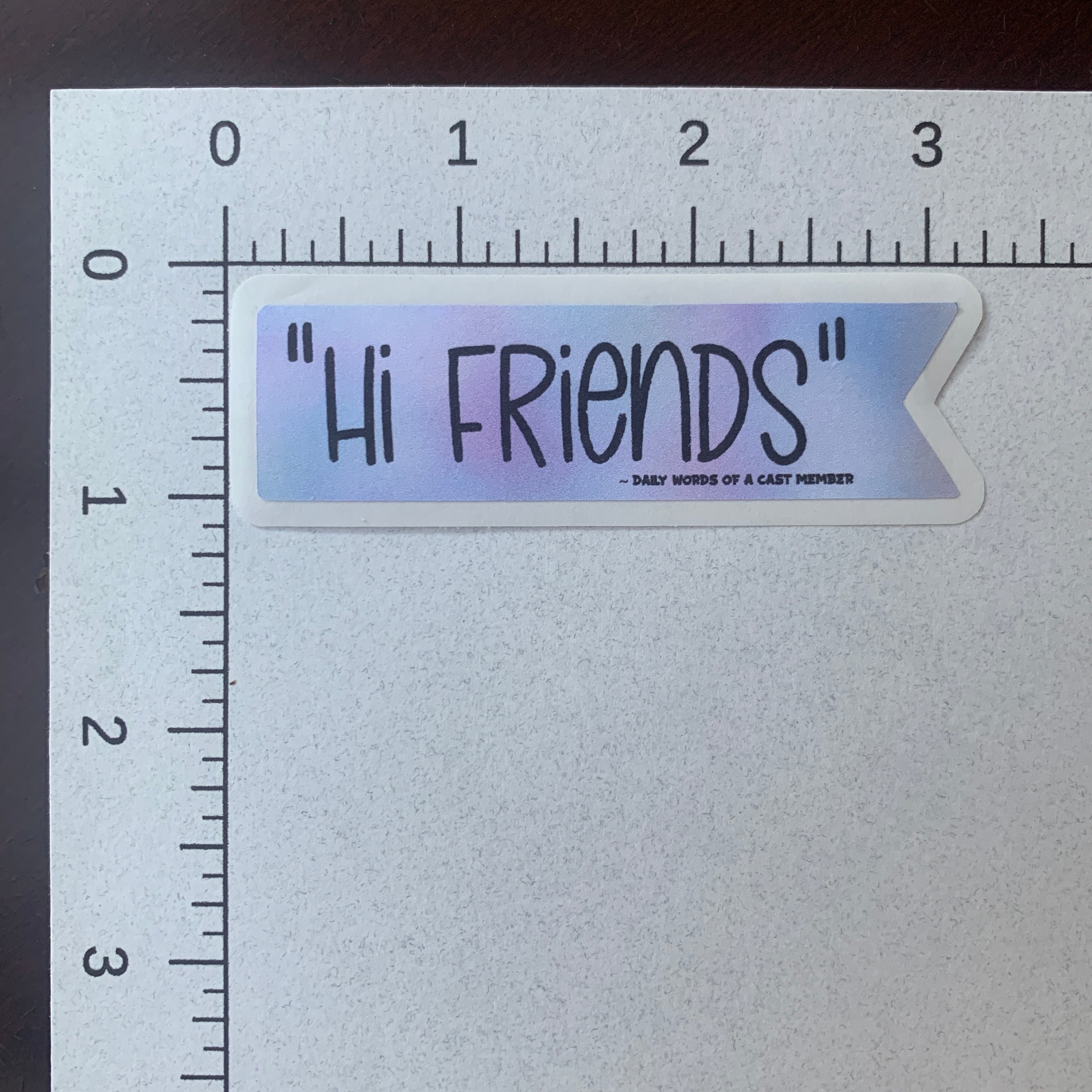 Daily Words of a Cast Member Stickers