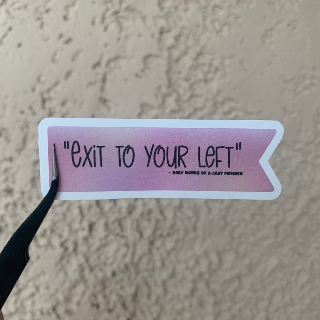 Daily Words of a Cast Member Stickers