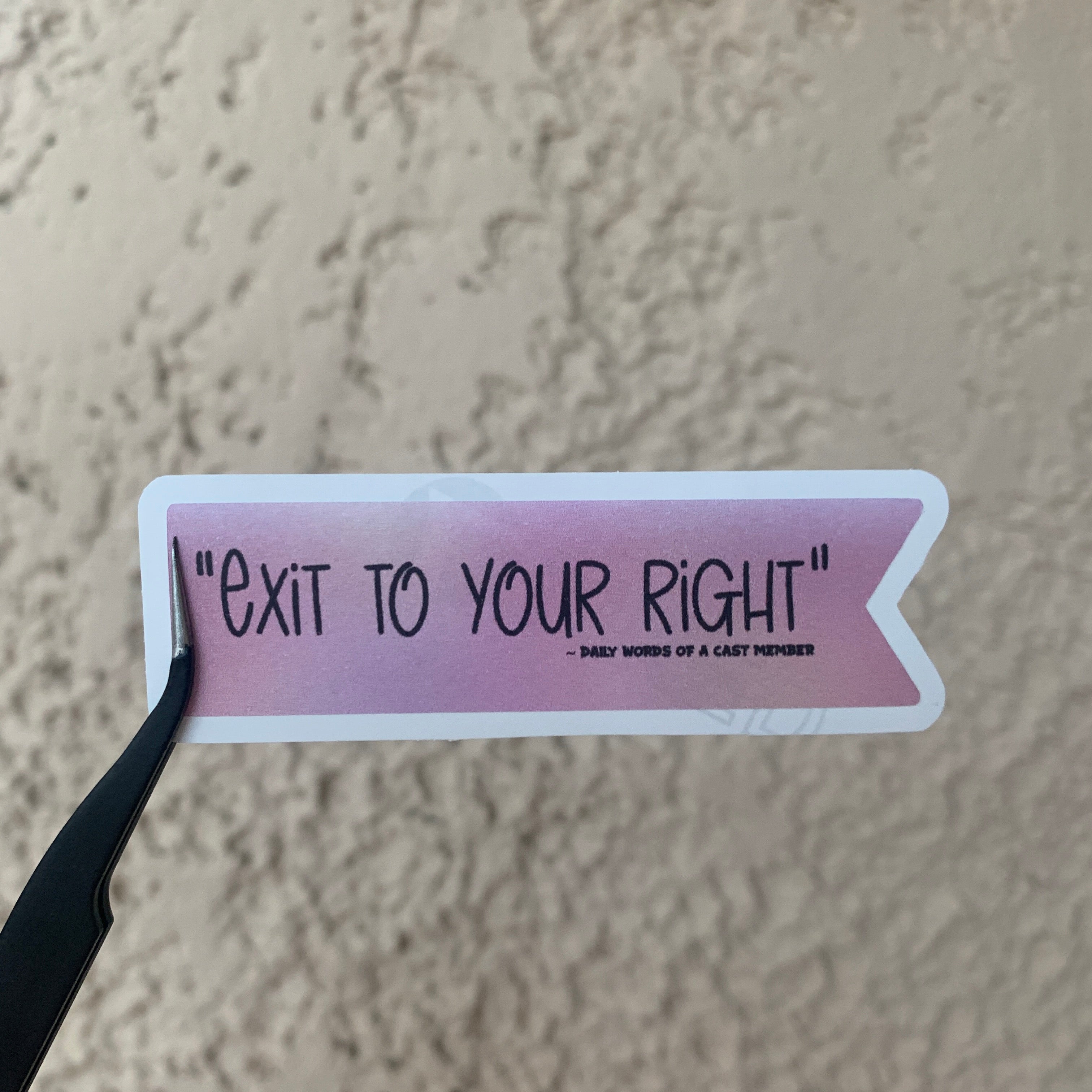 Daily Words of a Cast Member Stickers