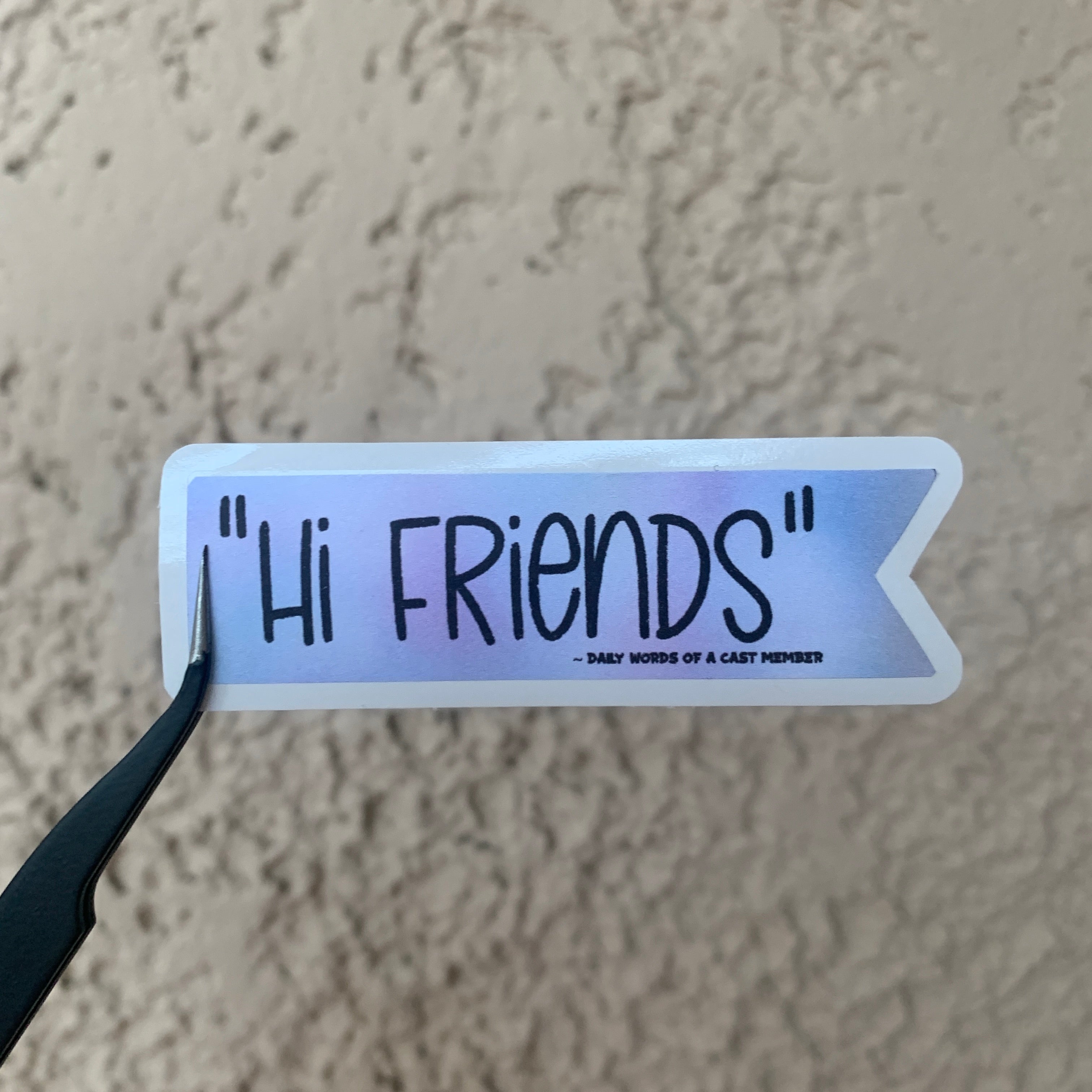 Daily Words of a Cast Member Stickers