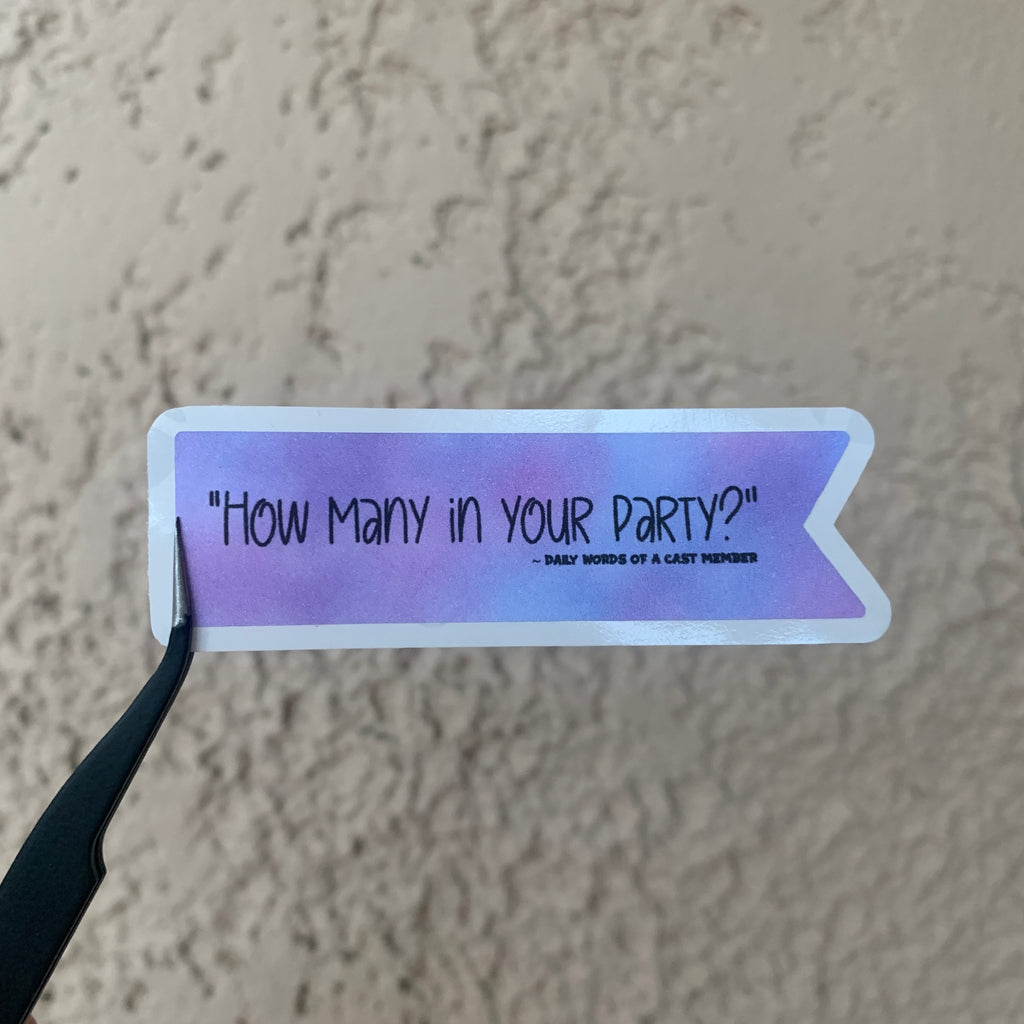 Daily Words of a Cast Member Stickers