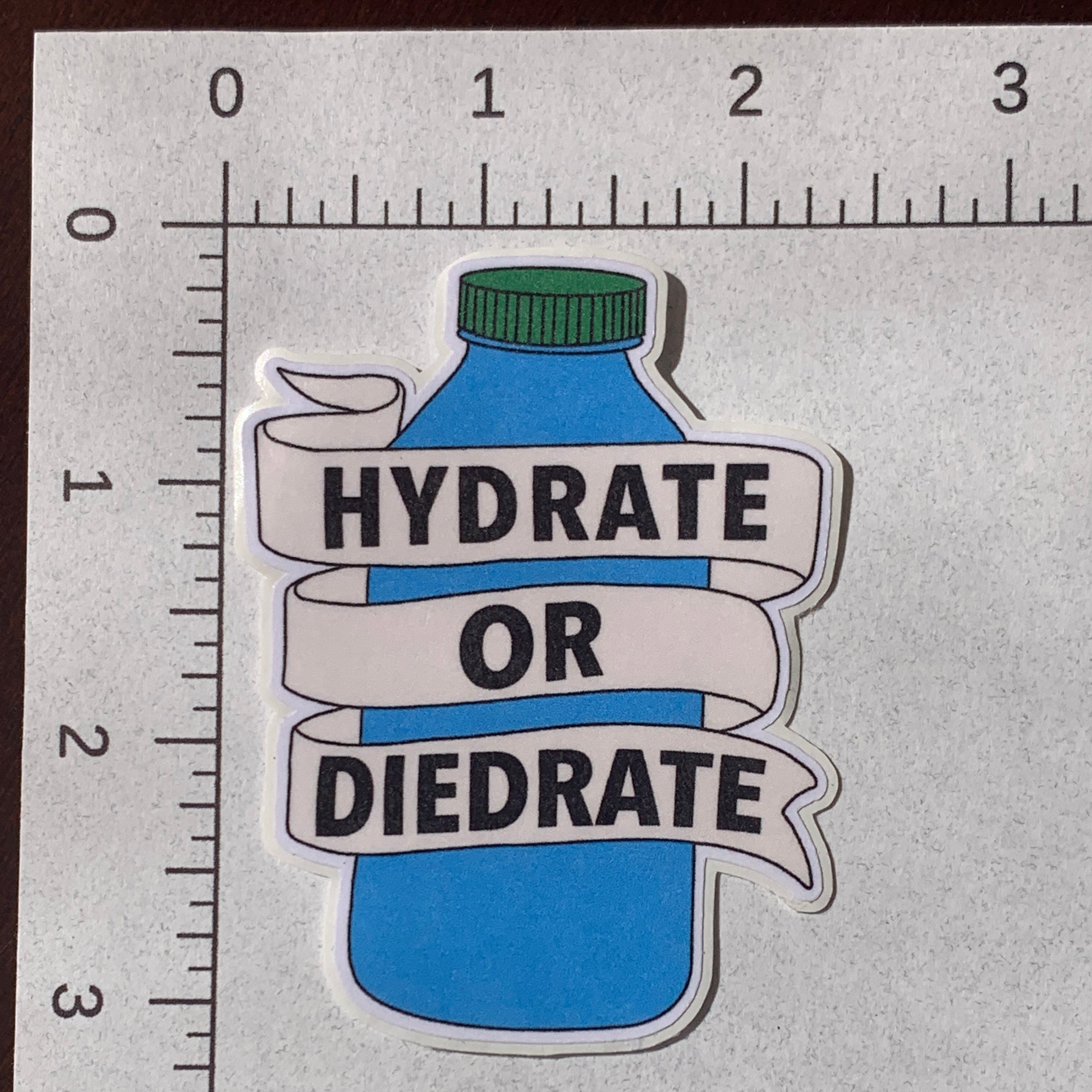 Hydrate or Diedrate Sticker