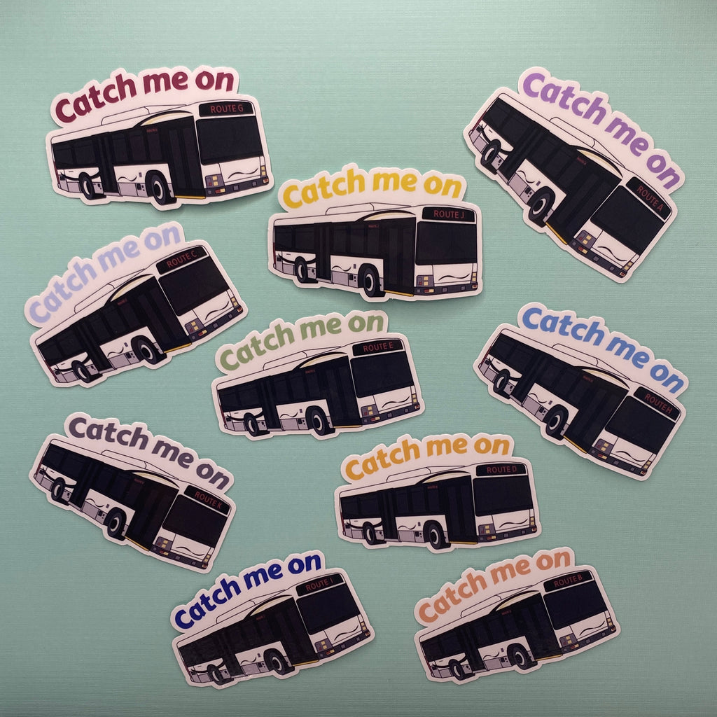 DCP Bus Route Stickers
