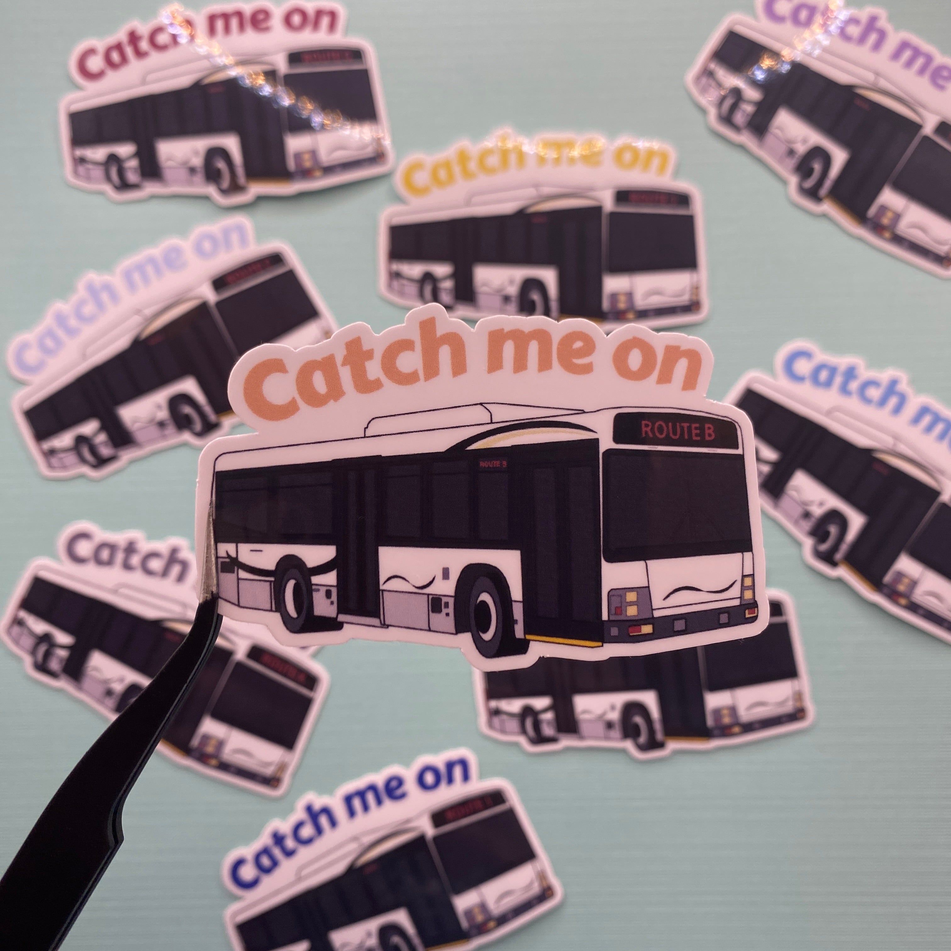 DCP Bus Route Stickers