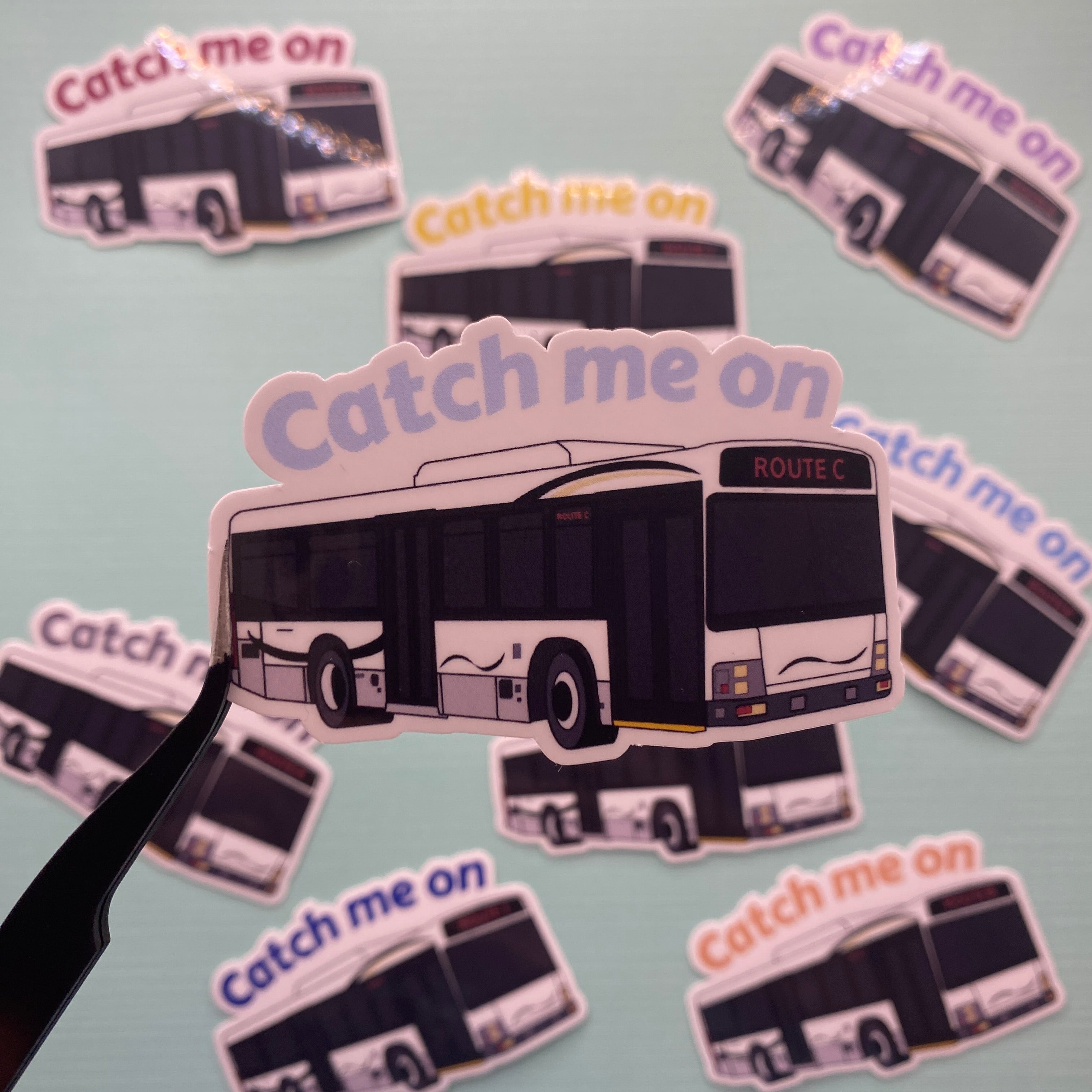 DCP Bus Route Stickers