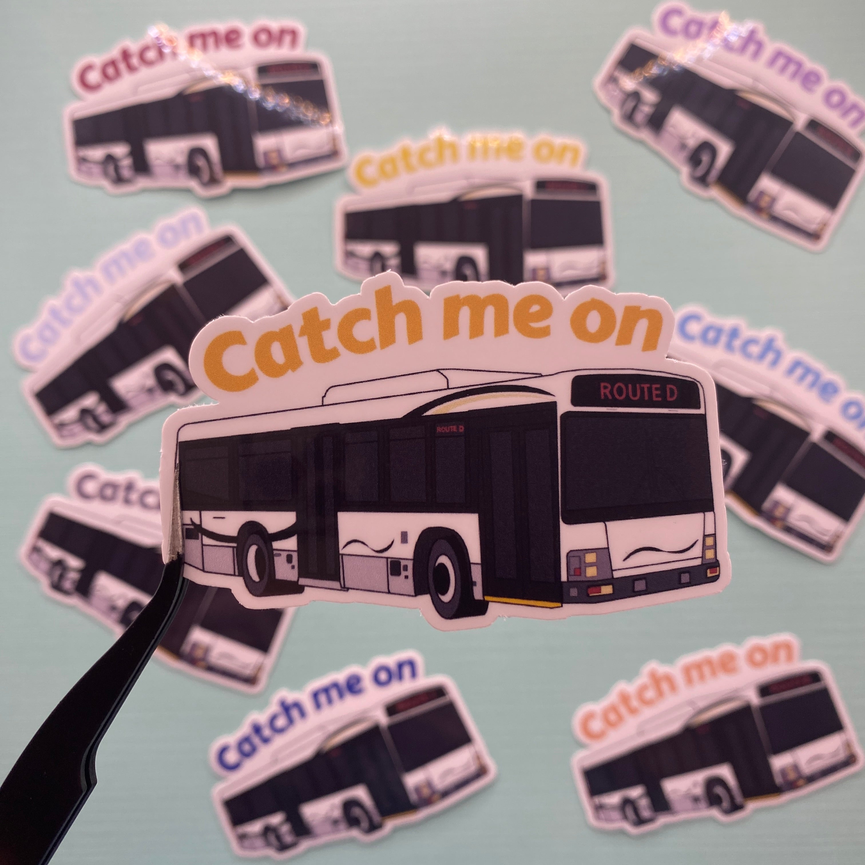 DCP Bus Route Stickers