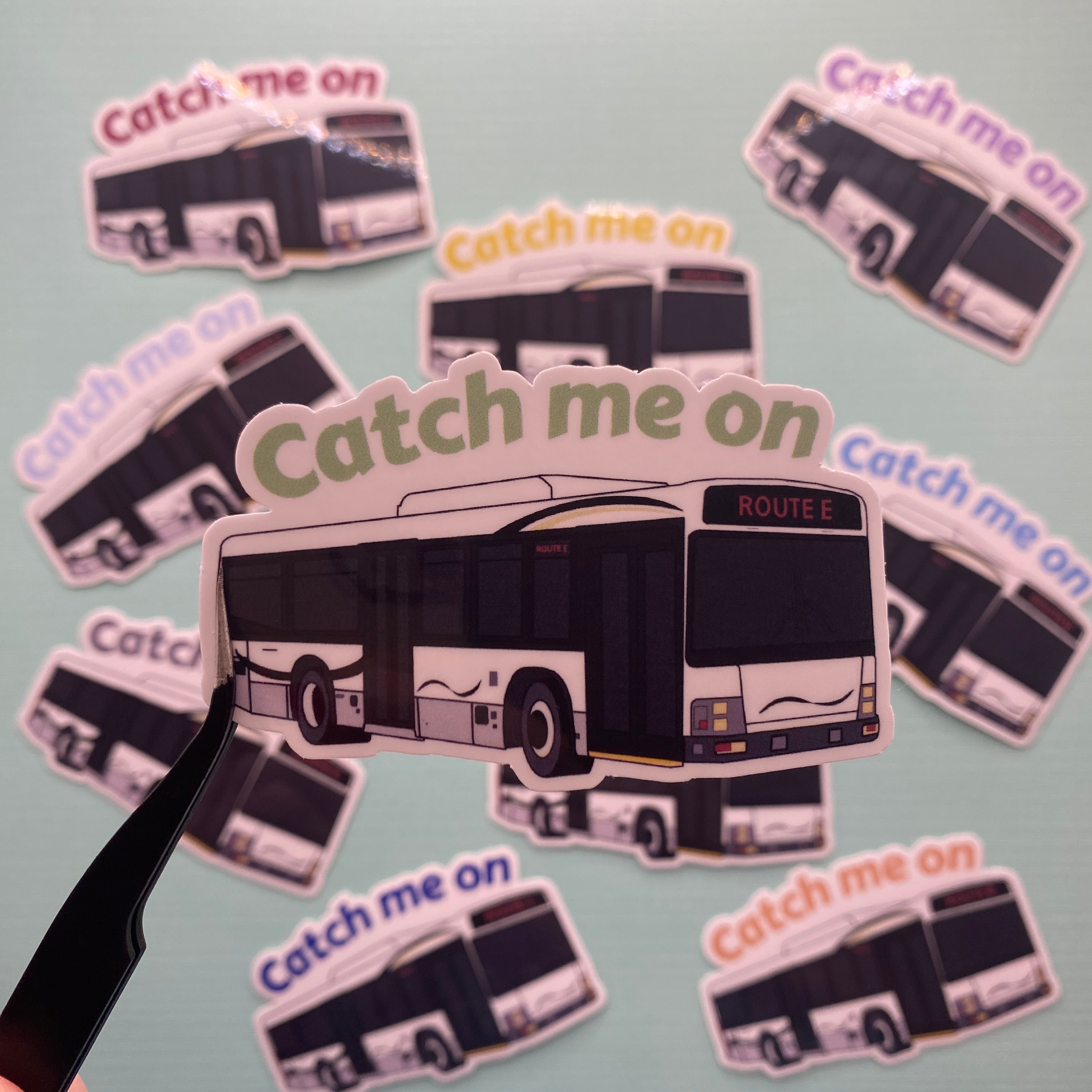 DCP Bus Route Stickers