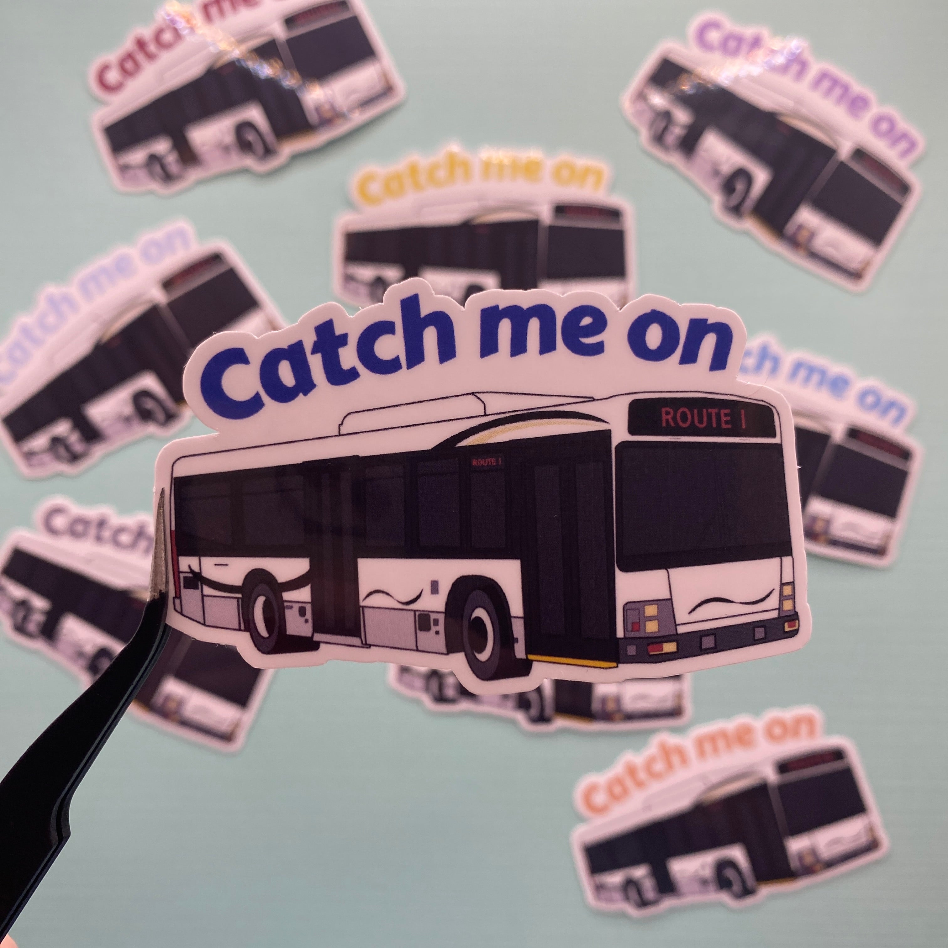 DCP Bus Route Stickers