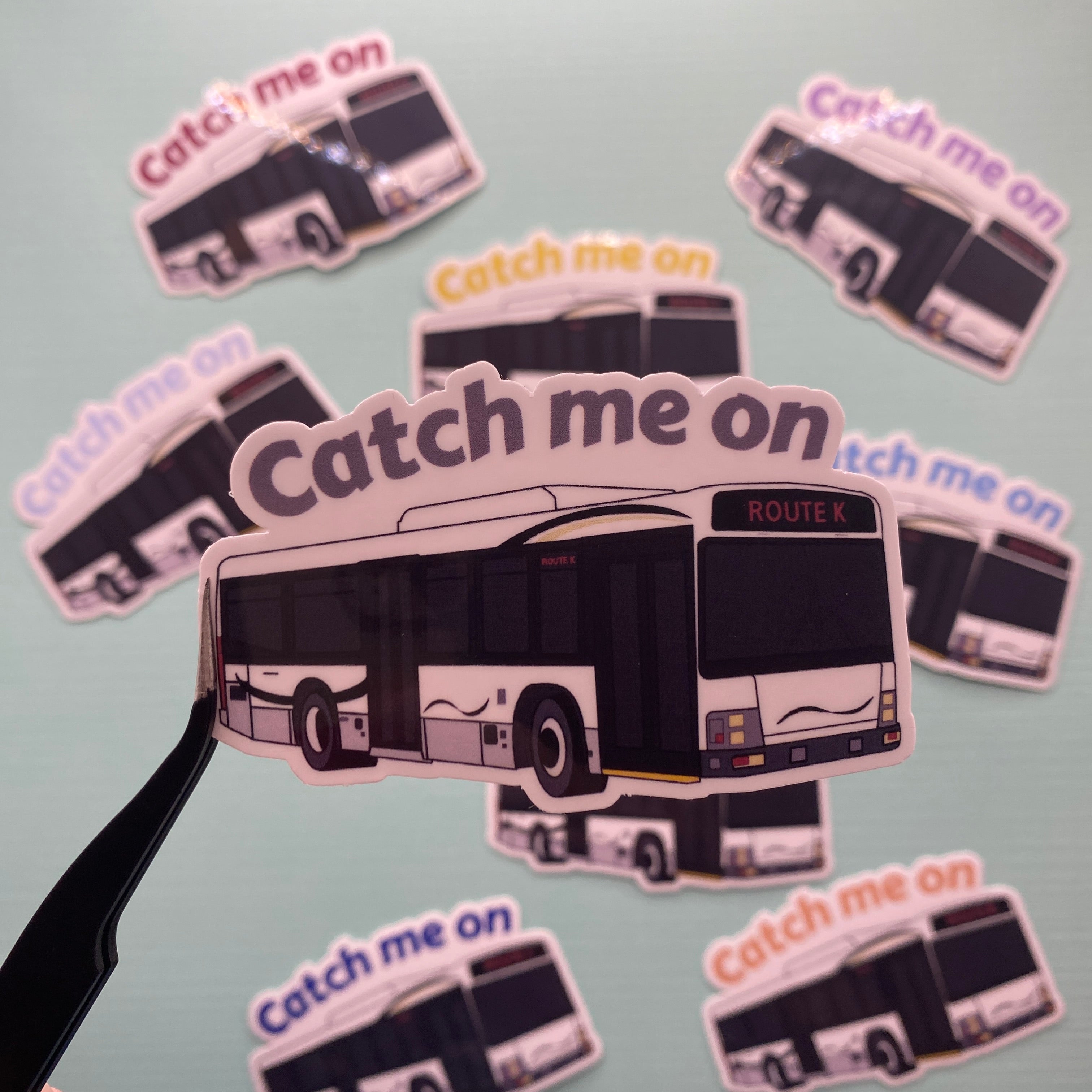DCP Bus Route Stickers