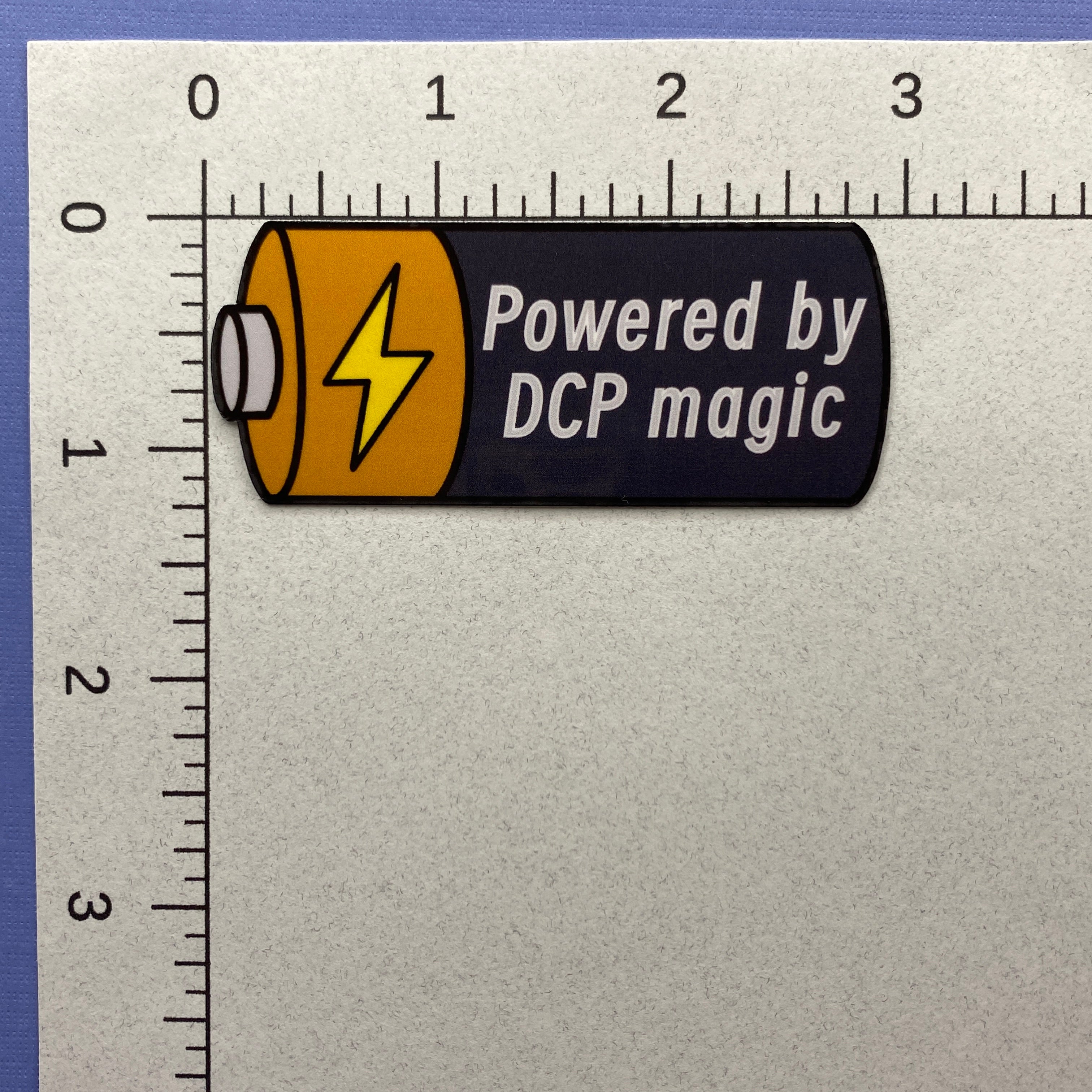 Powered By DCP Magic Sticker