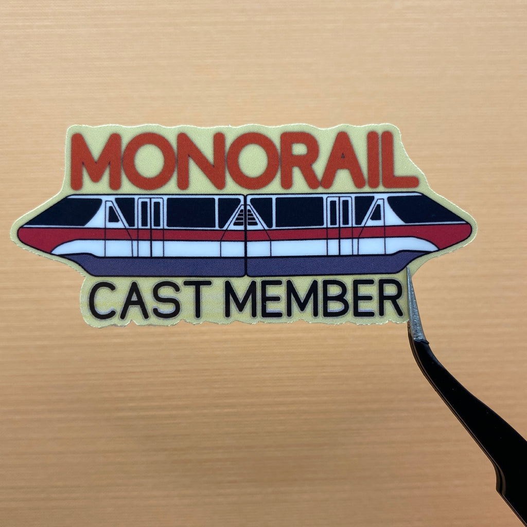 Monorail Cast Member Sticker