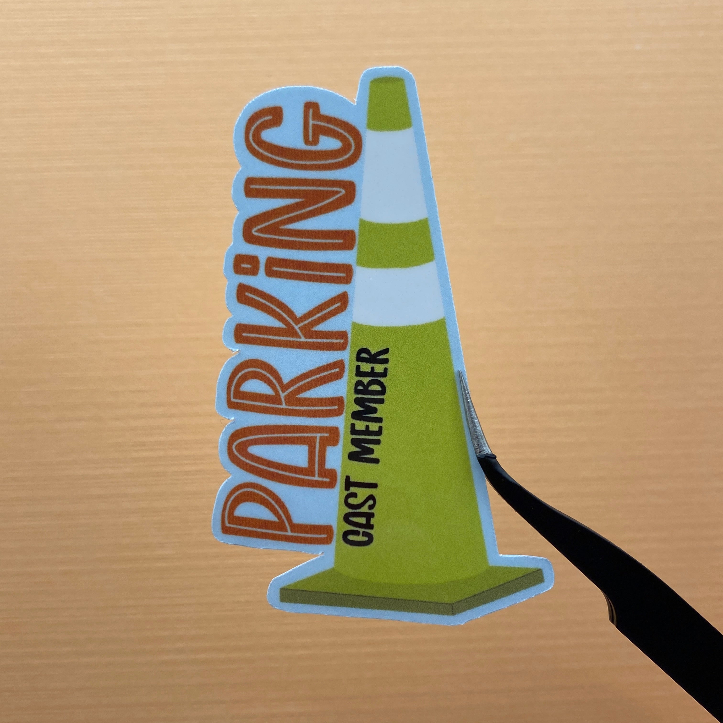 Parking Cast Member Sticker