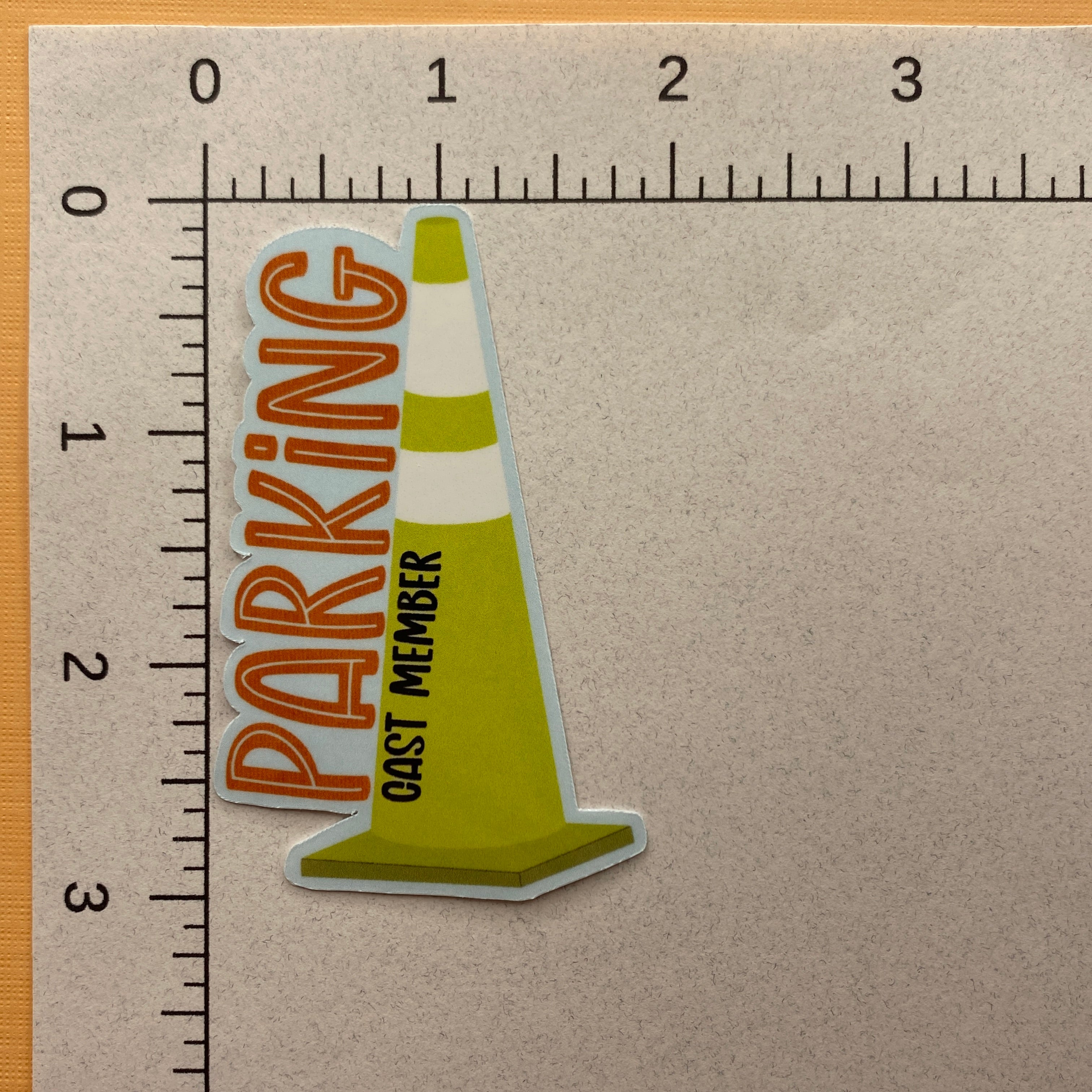 Parking Cast Member Sticker