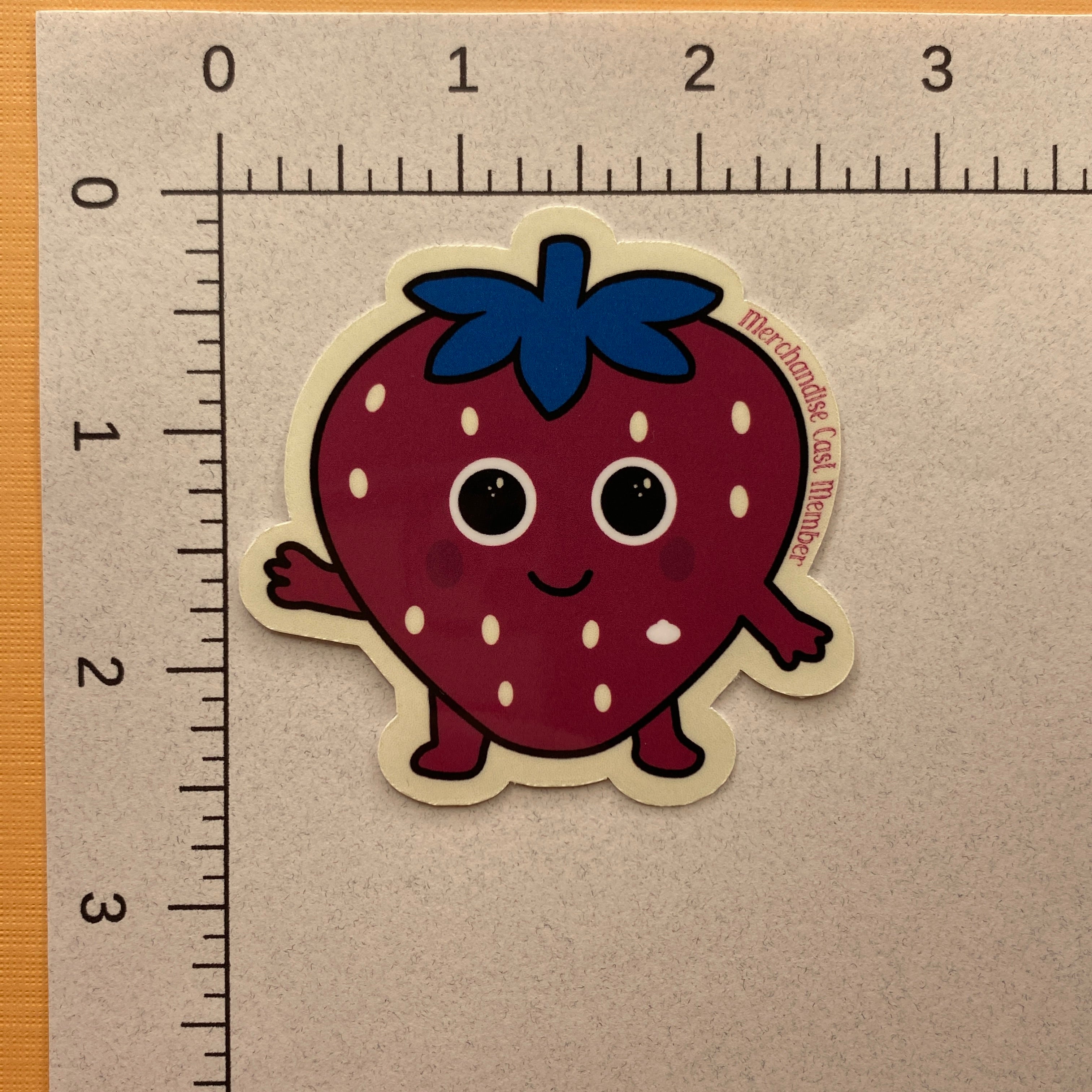 Strawberry Merchandise CM Sticker