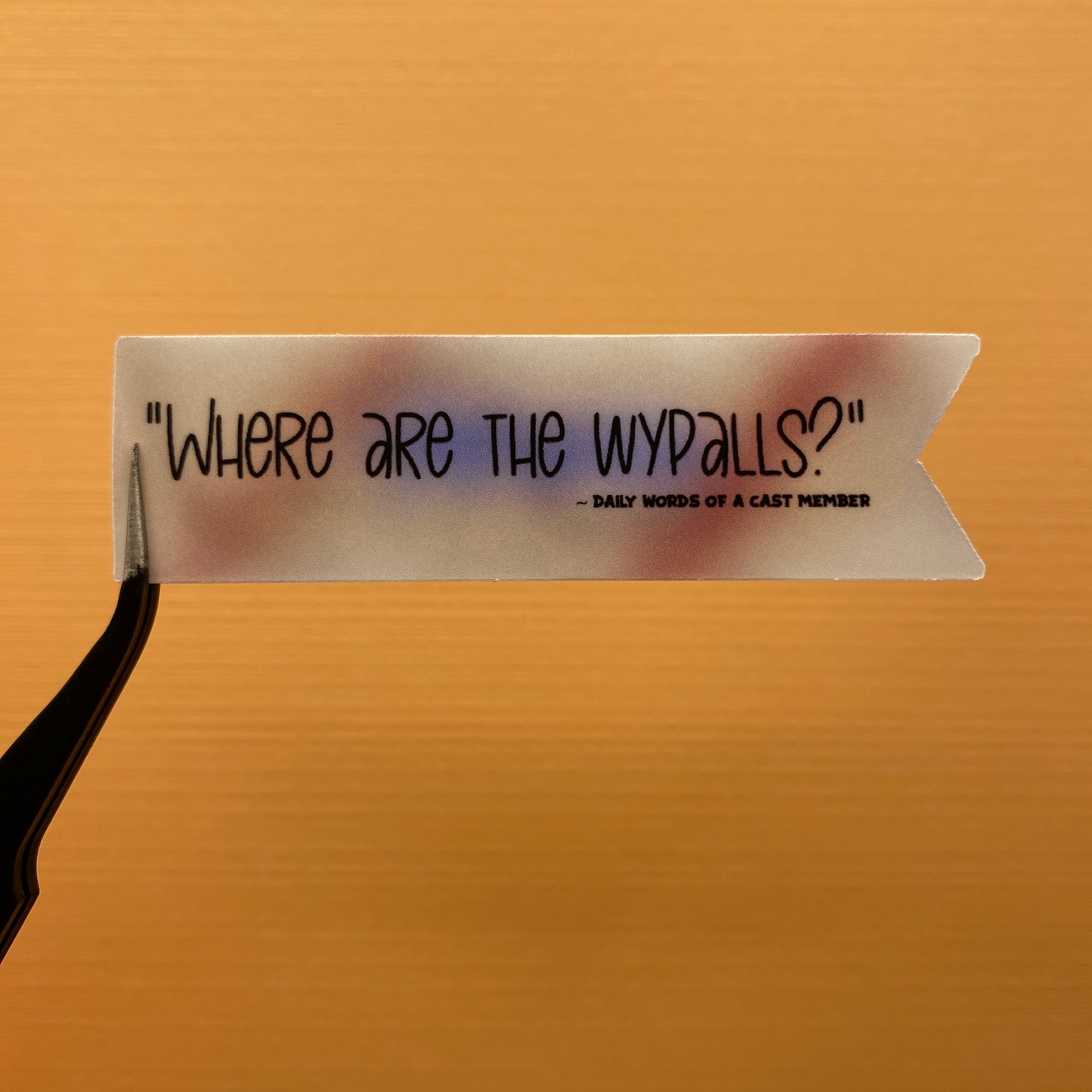 Daily Words of a Cast Member Stickers