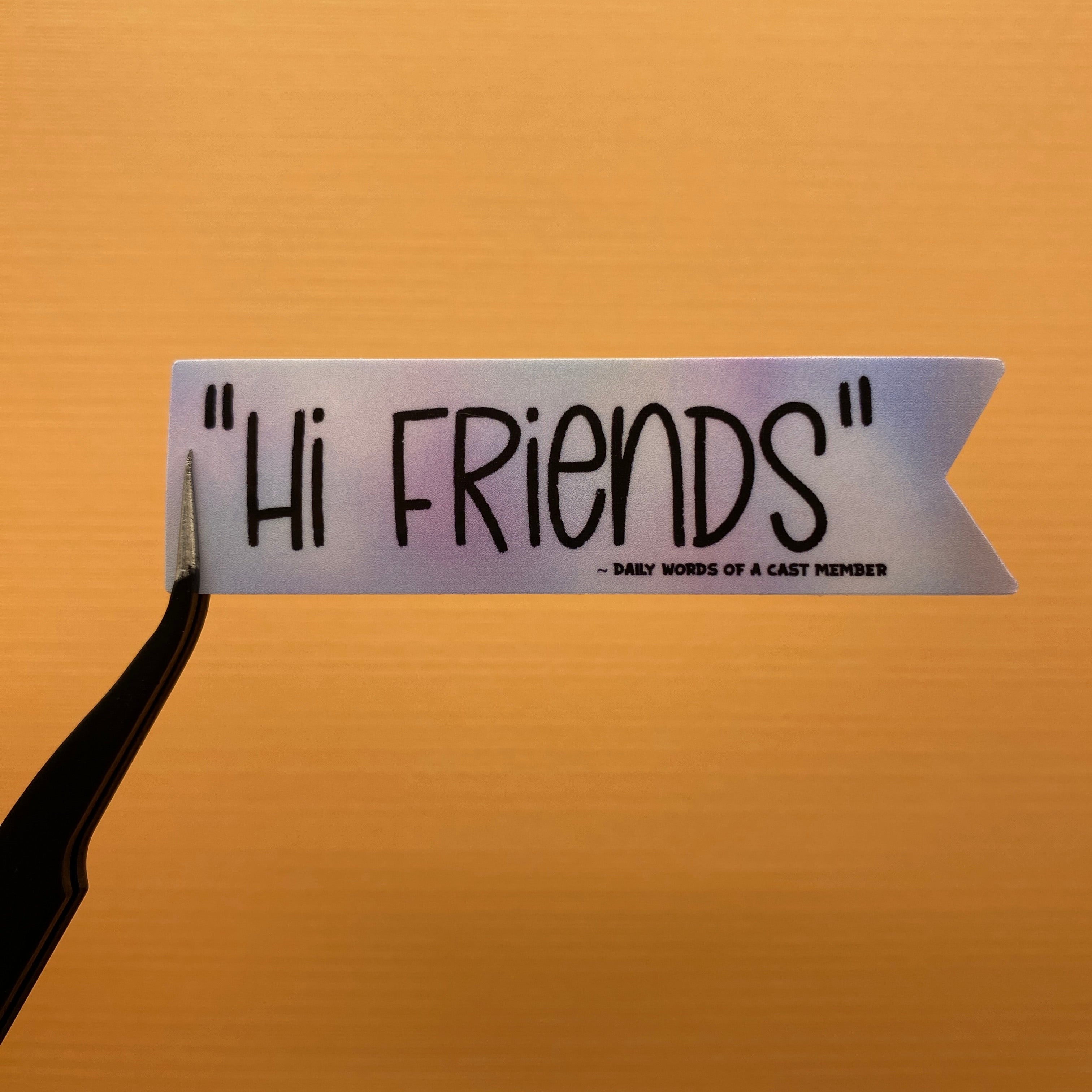 Daily Words of a Cast Member Stickers
