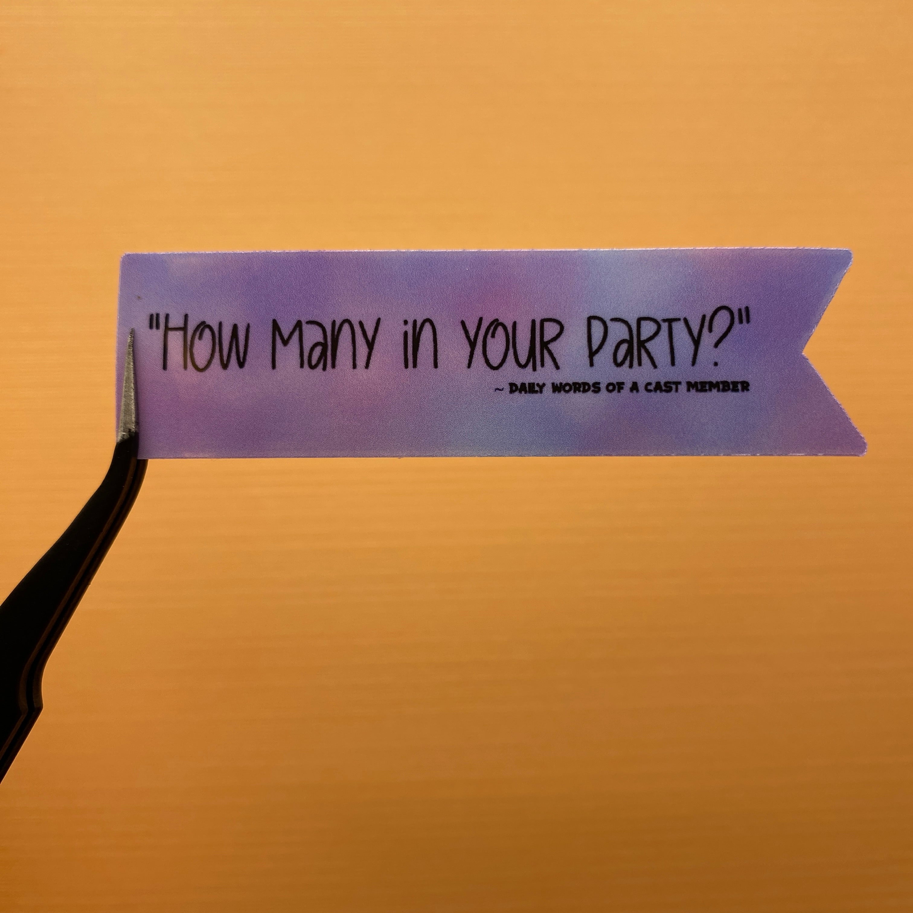 Daily Words of a Cast Member Stickers